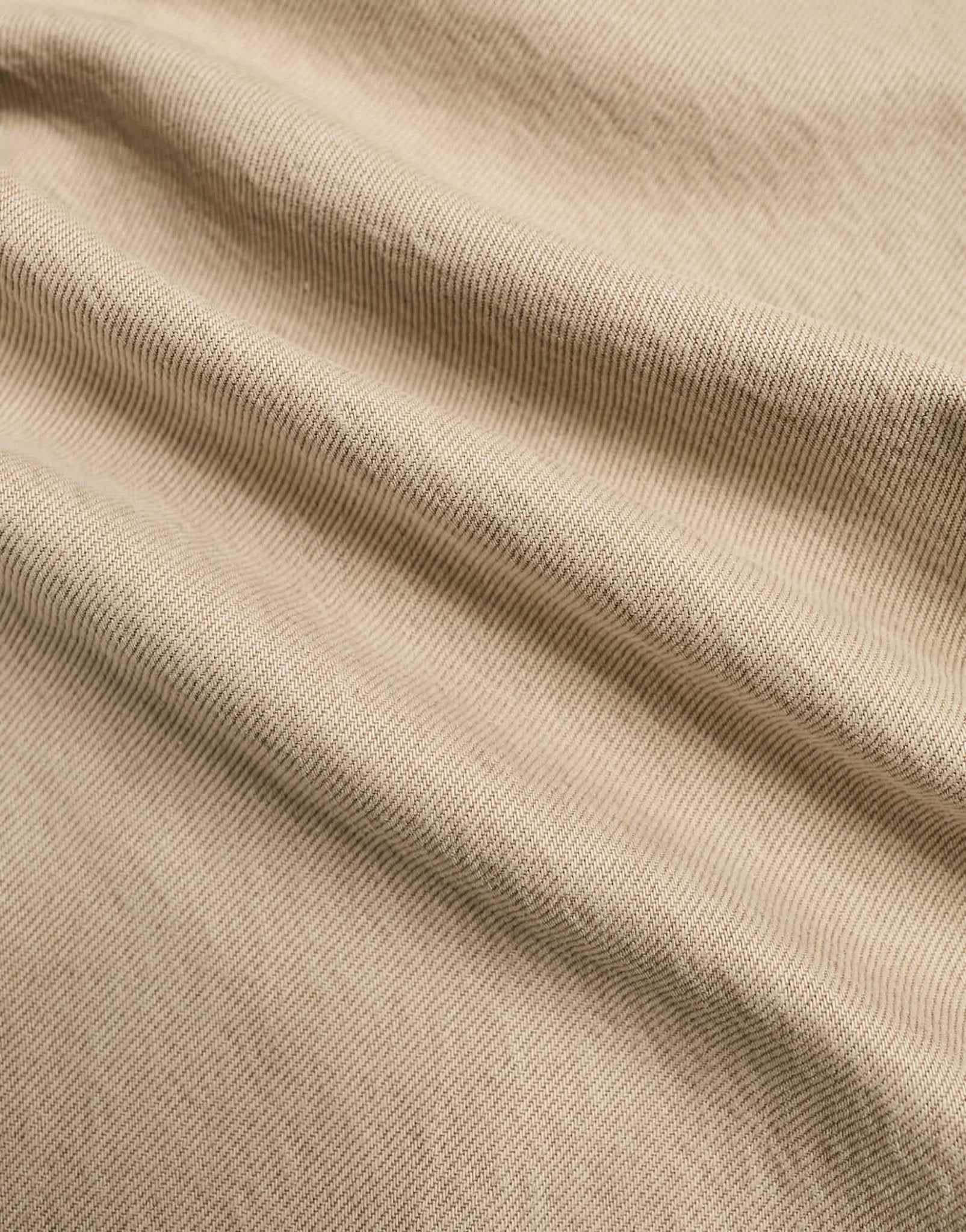 Abercrombie & Fitch curve love high rise tapered fit jean in light brown - ASOS Sample Sale