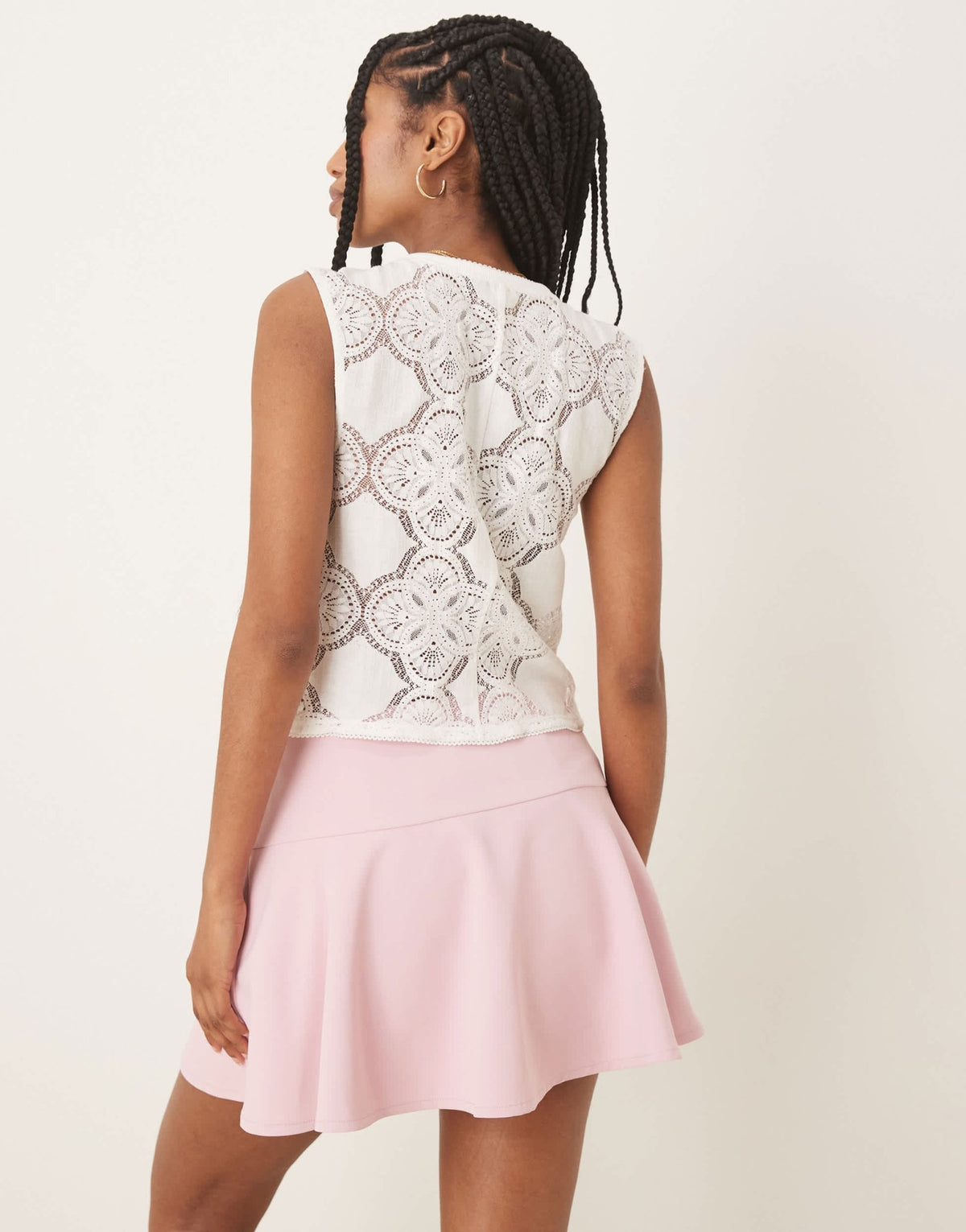 Abercrombie & Fitch mid rise mini skort in pink - ASOS Sample Sale
