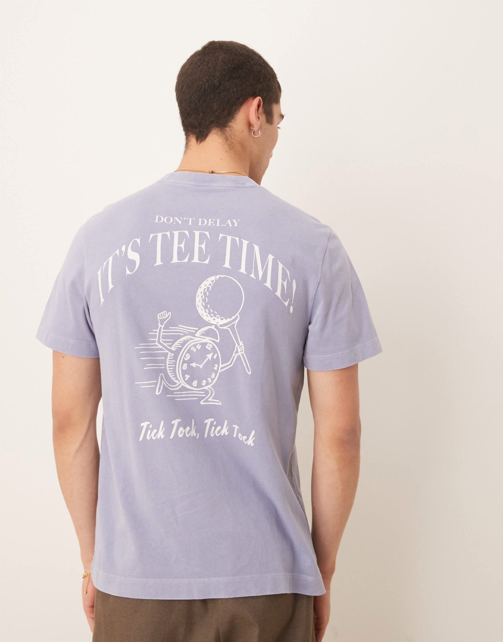 Abercrombie & Fitch motif back print classic t-shirt in blue - ASOS Sample Sale