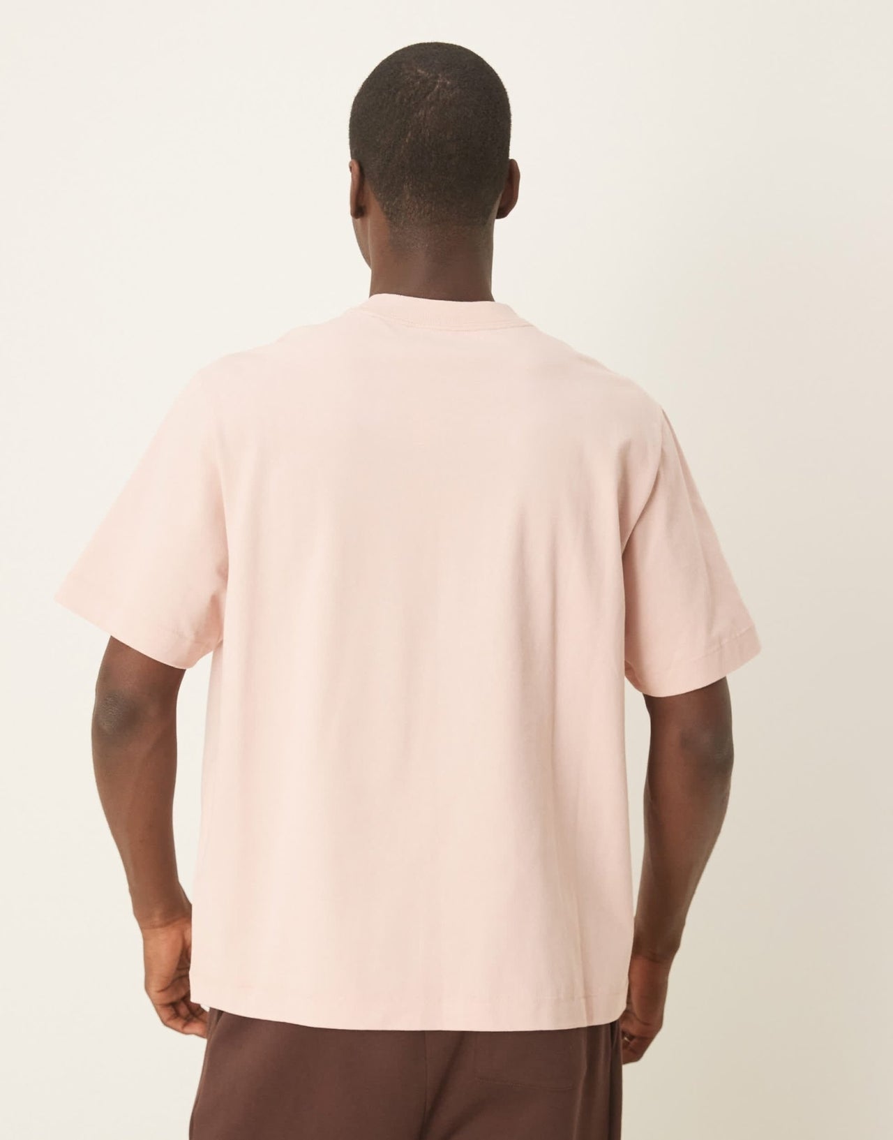 Abercrombie & Fitch premium logo t-shirt in pink - ASOS Sample Sale