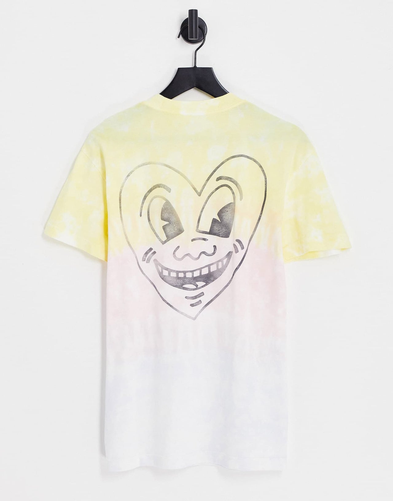 Abercrombie & Fitch Pride capsule keith haring heart back print tie dye t-shirt in multi - ASOS Sample Sale