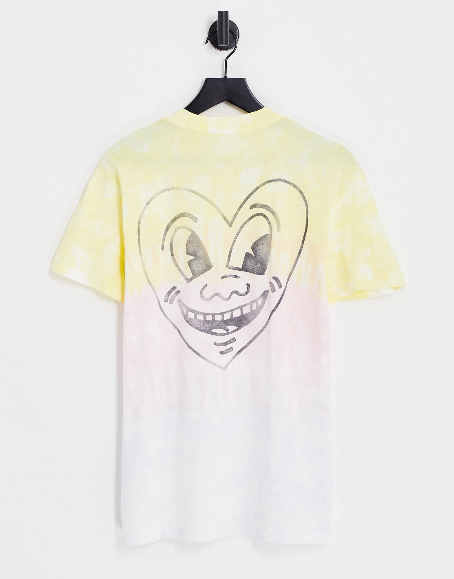 Abercrombie & Fitch Pride capsule keith haring heart back print tie dye t-shirt in multi - ASOS Sample Sale
