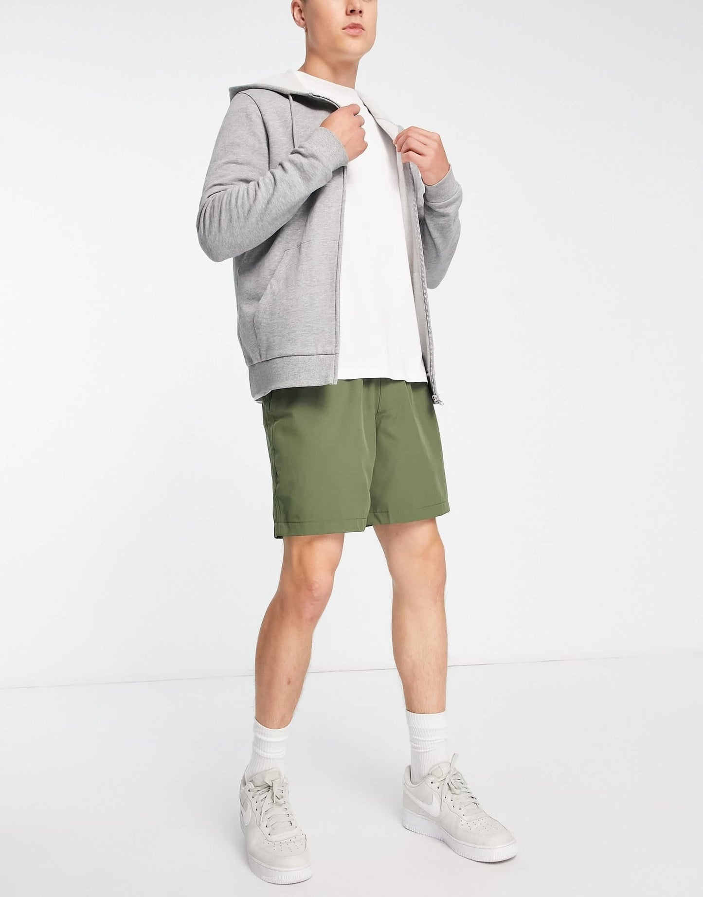 Abercrombie & Fitch pull on weekend short in khaki - ASOS Sample Sale