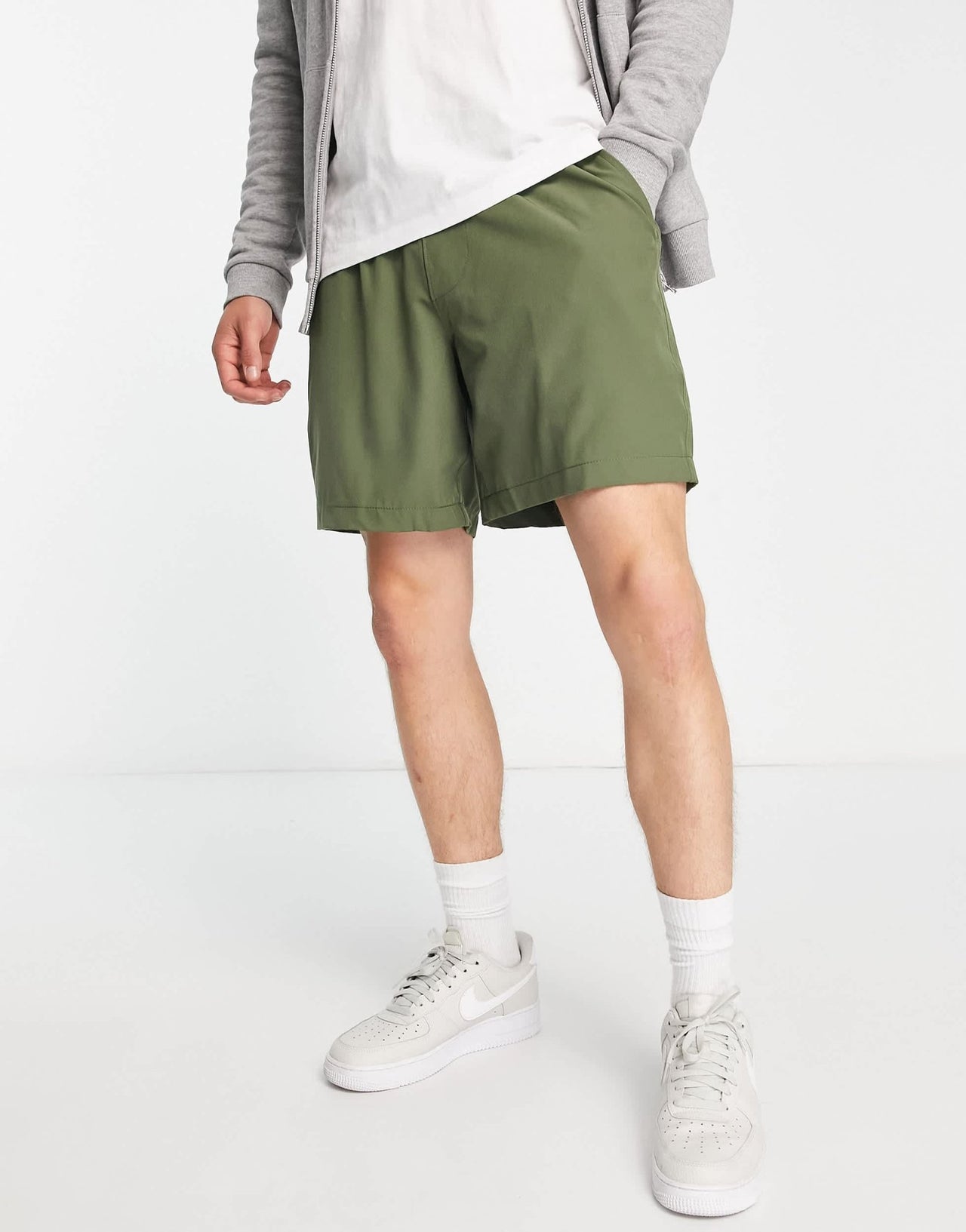 Abercrombie & Fitch pull on weekend short in khaki - ASOS Sample Sale
