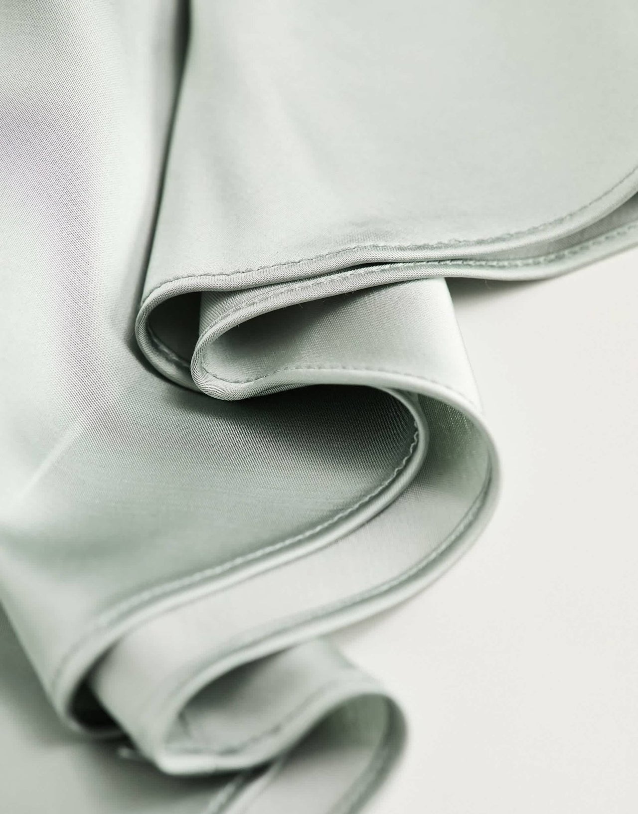Abercrombie & Fitch satin maxi skirt in grey - ASOS Sample Sale