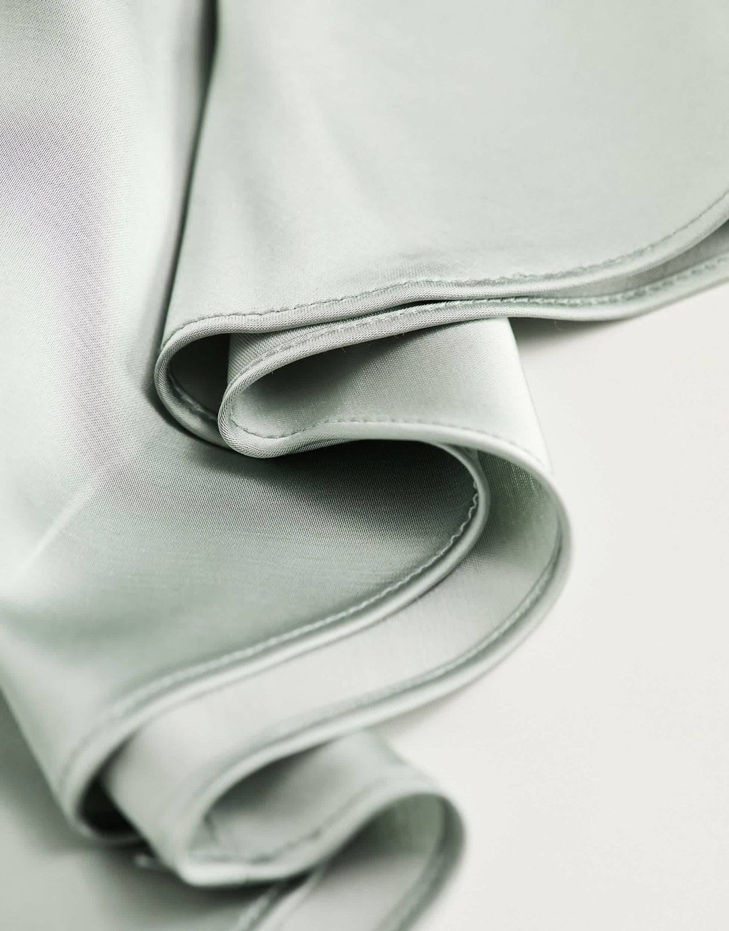 Abercrombie & Fitch satin maxi skirt in grey - ASOS Sample Sale