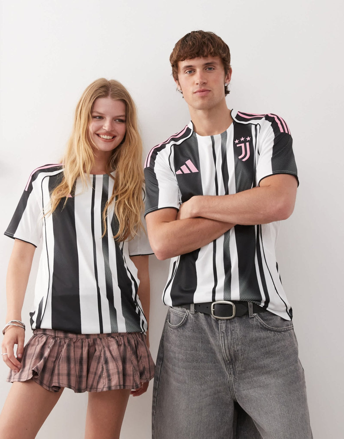 adidas Football Juventus 25/26 home jersey in black and white - ASOS Sample Sale