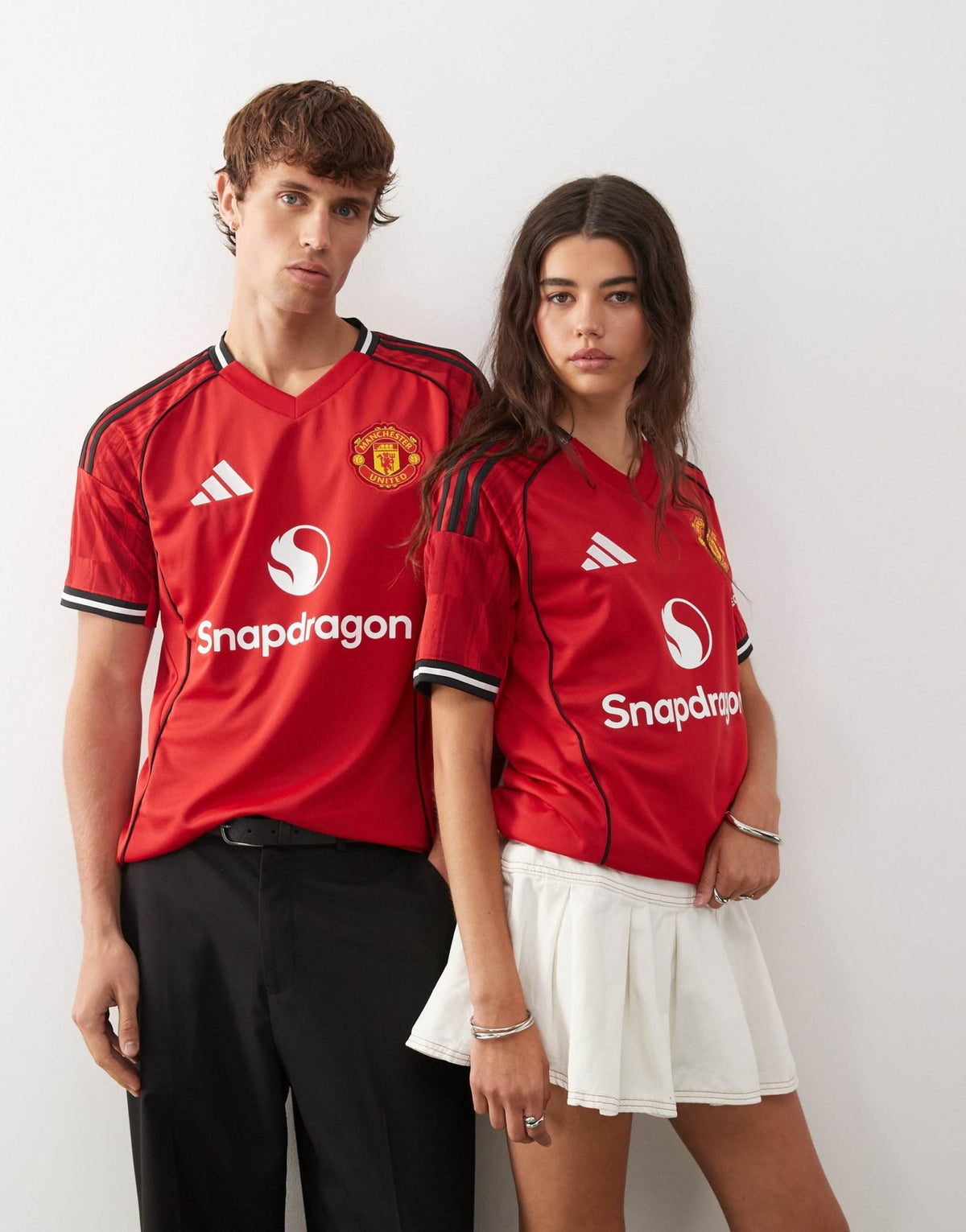 adidas Football Manchester United 25/26 home jersey in red - ASOS Sample Sale