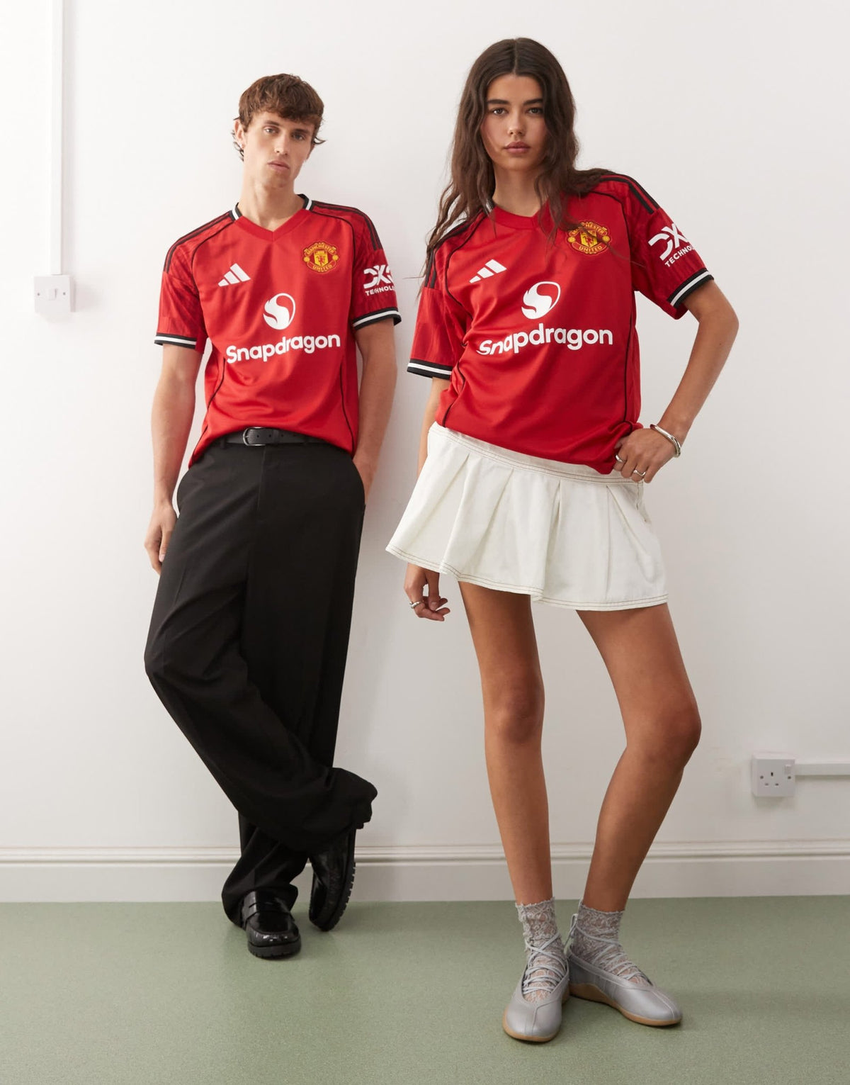 adidas Football Manchester United 25/26 home jersey in red - ASOS Sample Sale