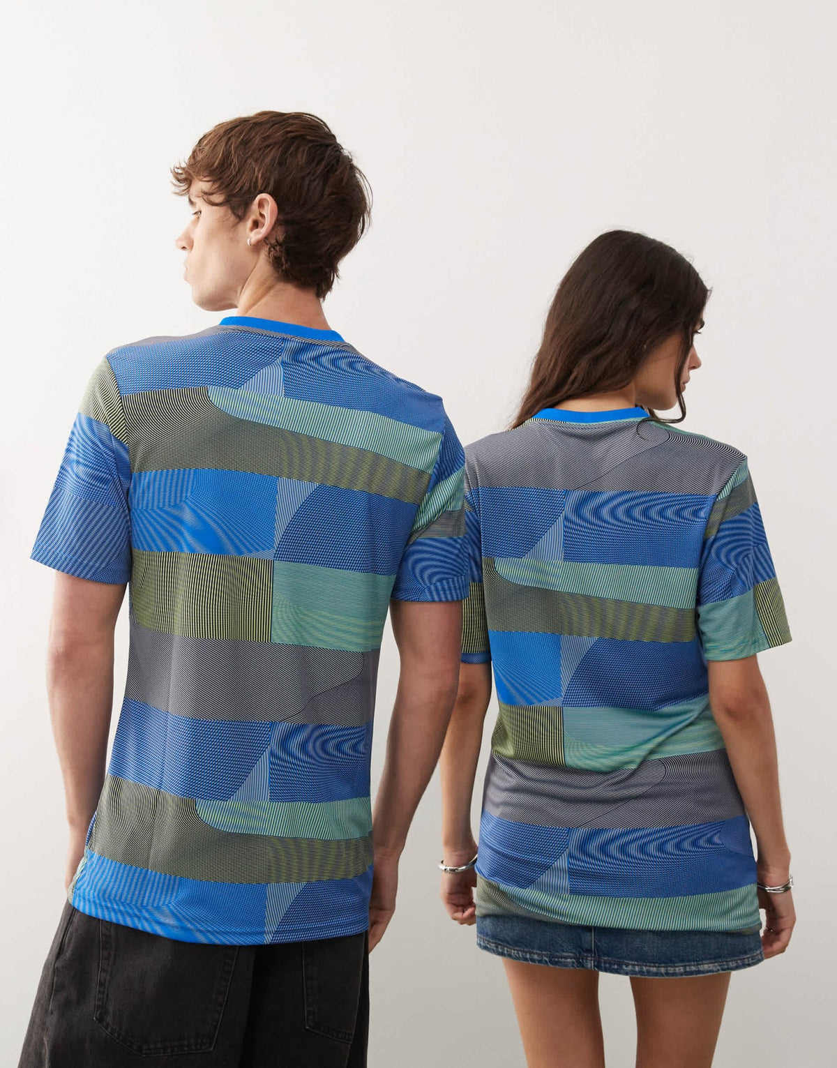 adidas Football Real Madrid 25/26 pre match shirt in blue and green - ASOS Sample Sale