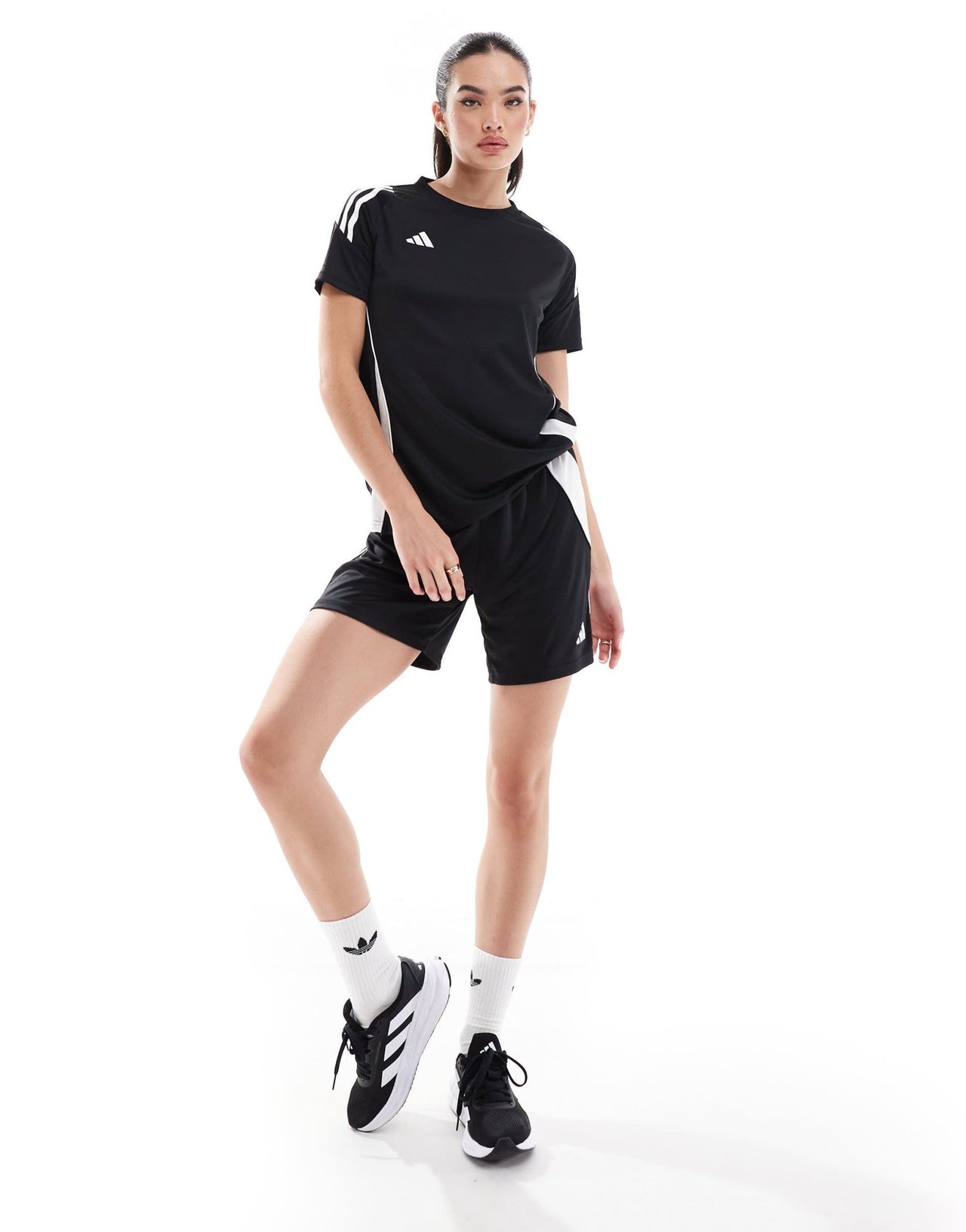adidas Football Tiro 24 shorts in black - ASOS Sample Sale