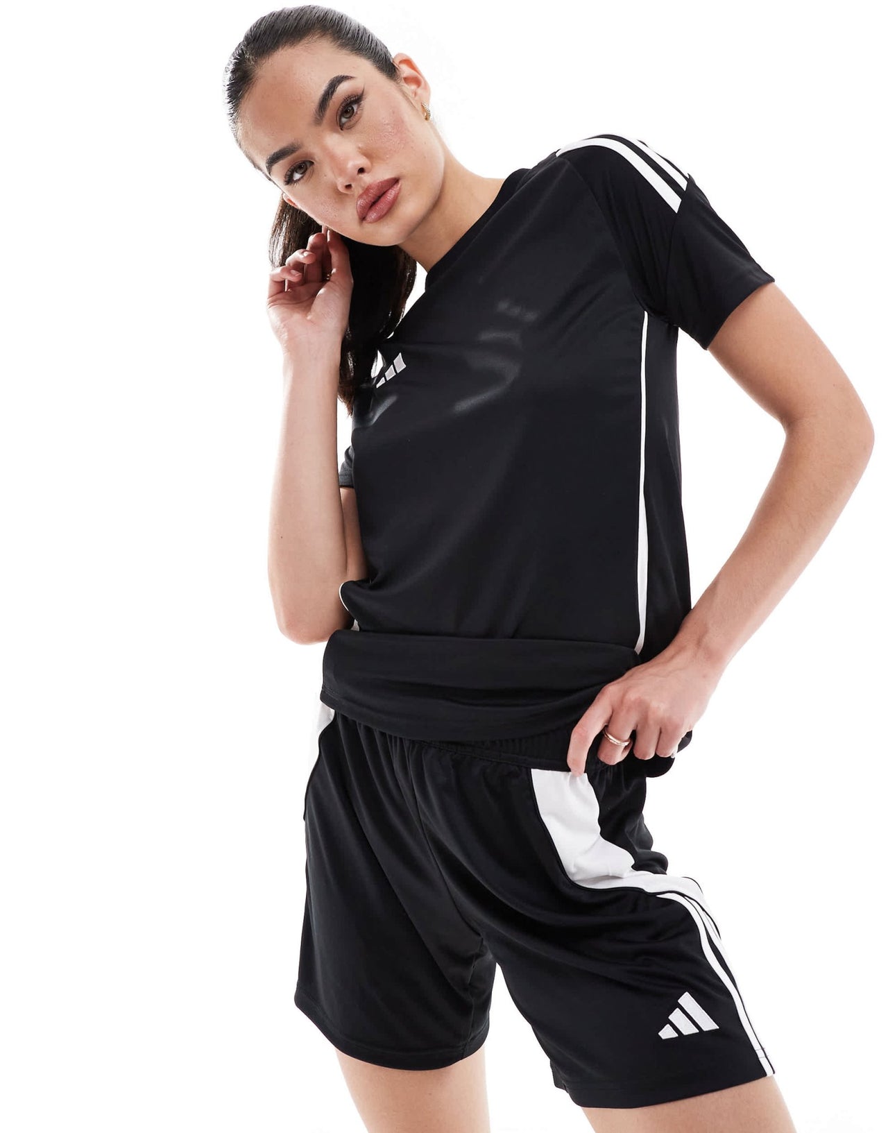 adidas Football Tiro 24 shorts in black - ASOS Sample Sale