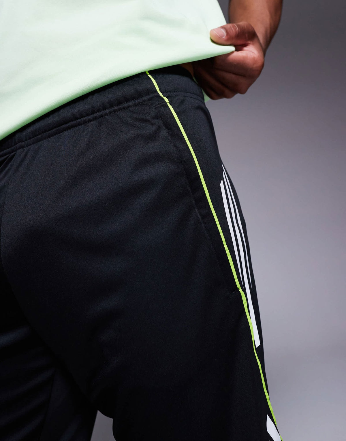 adidas Football Tiro 25 shorts in black and white - ASOS Sample Sale