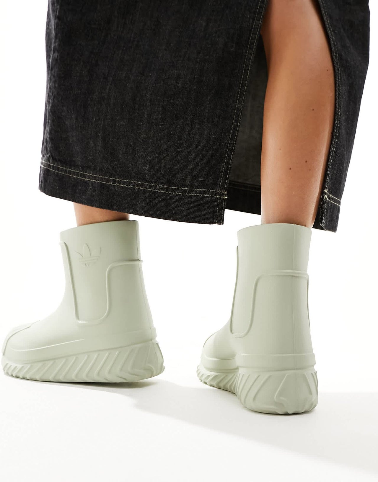 adidas Originals adiFOM Superstar boot in sage green – ASOS Sample Sale