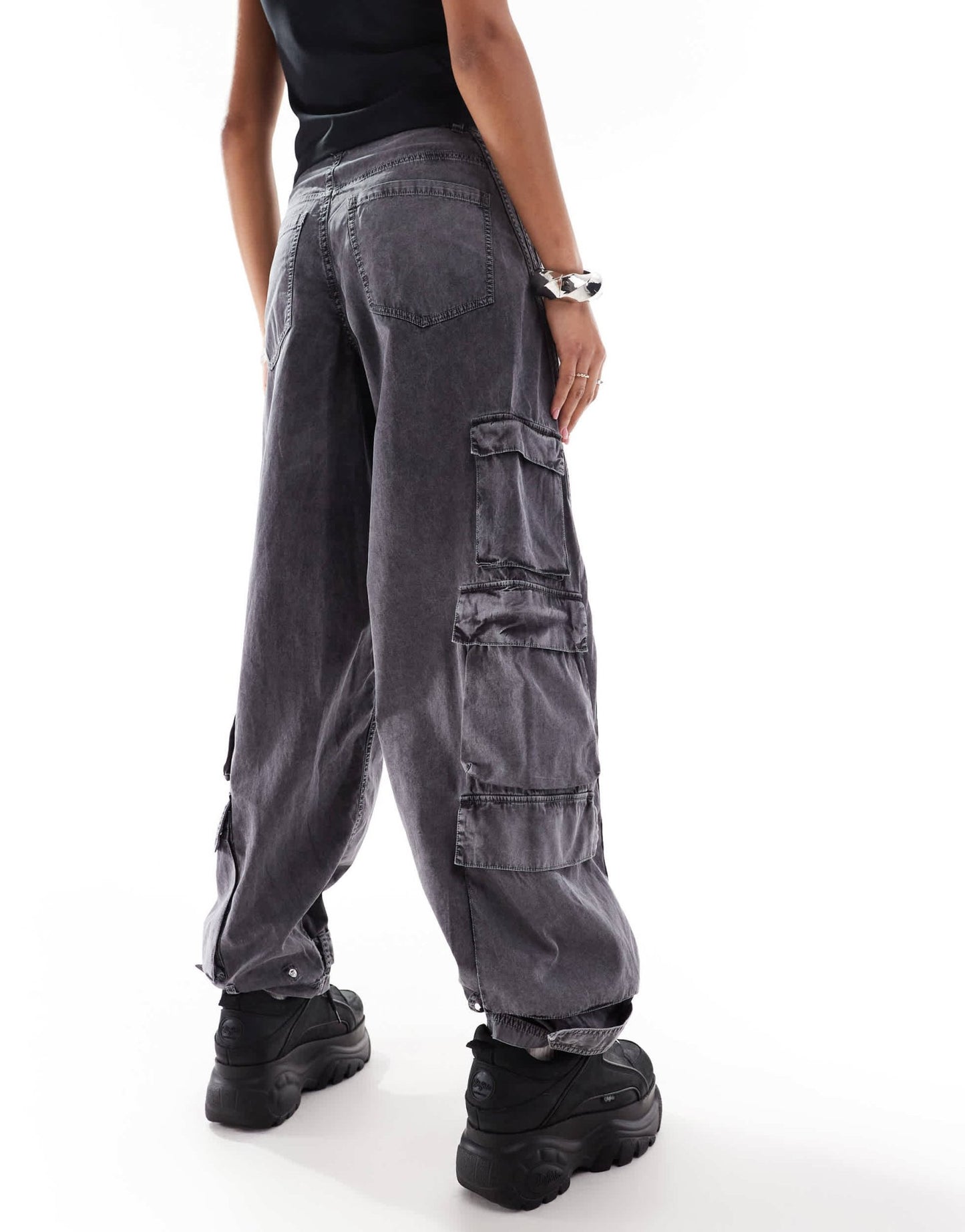 adidas Originals Adilenium cargo trousers in washed olive - ASOS Sample Sale