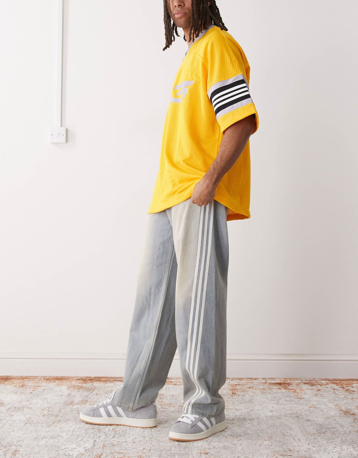 adidas Originals Adilenium Season 3 jeans in light denim - ASOS Sample Sale
