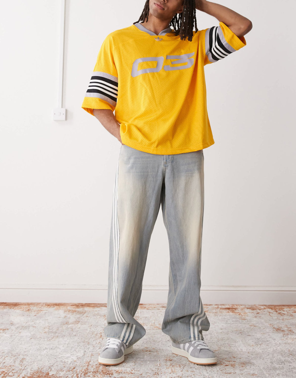 adidas Originals Adilenium Season 3 jeans in light denim - ASOS Sample Sale