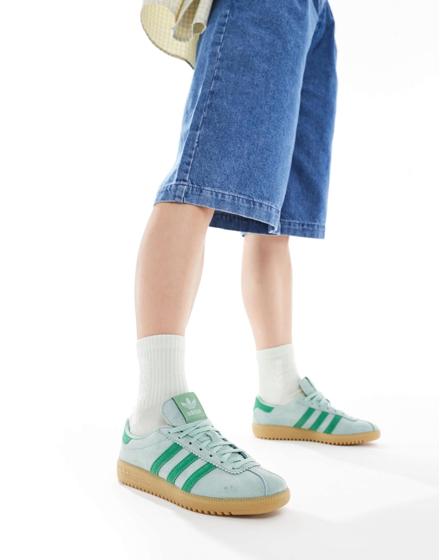 adidas Originals Bermuda trainers in green - ASOS Sample Sale