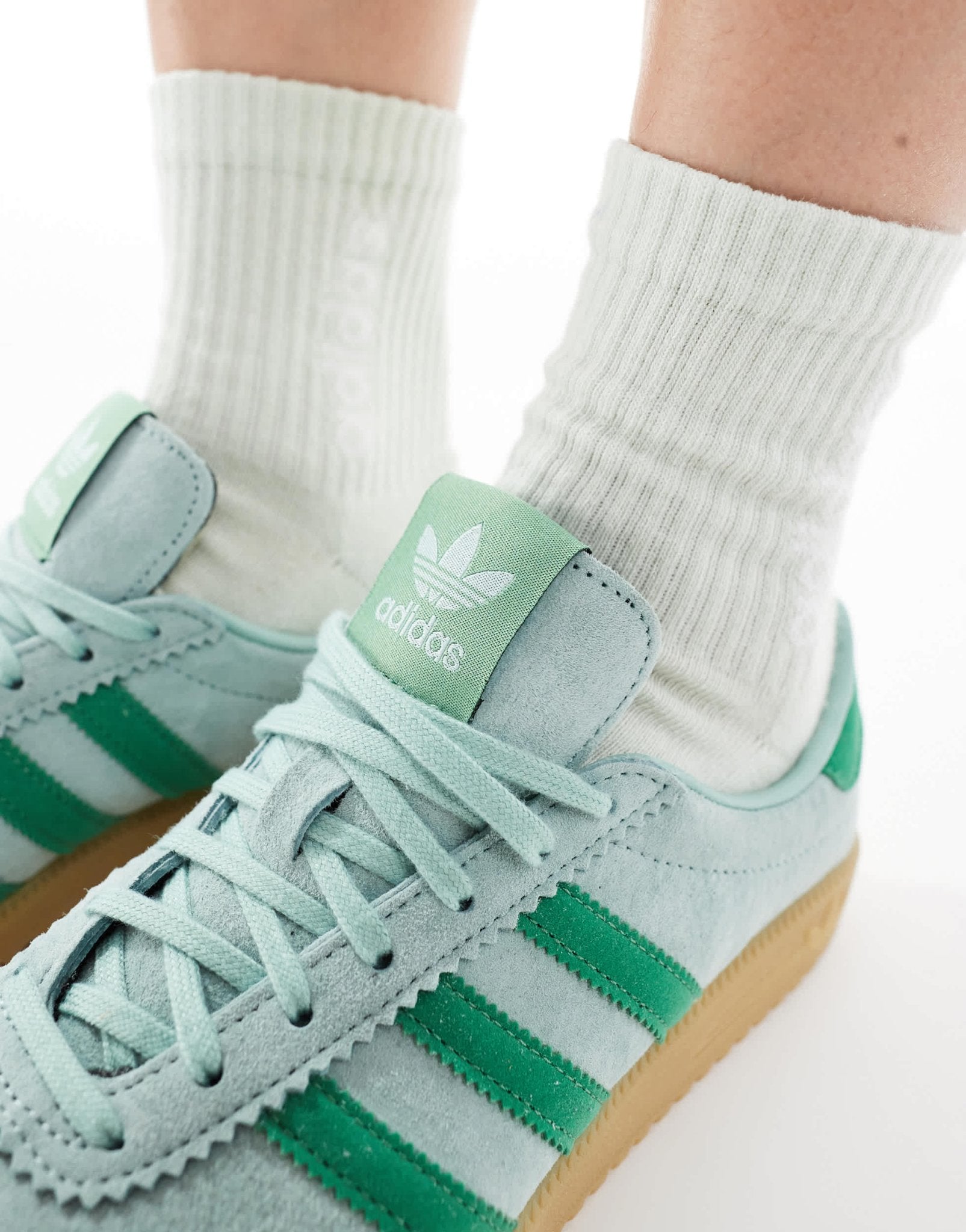 adidas Originals Bermuda trainers in green - ASOS Sample Sale