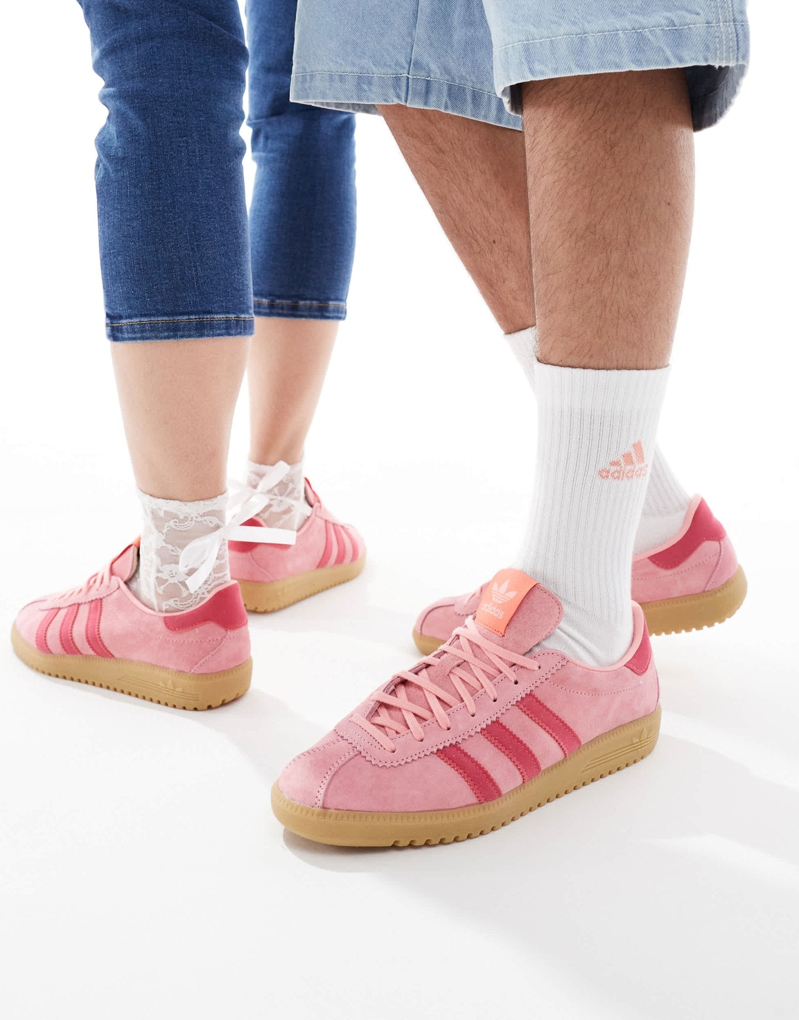 adidas Originals Bermuda trainers in pink - ASOS Sample Sale