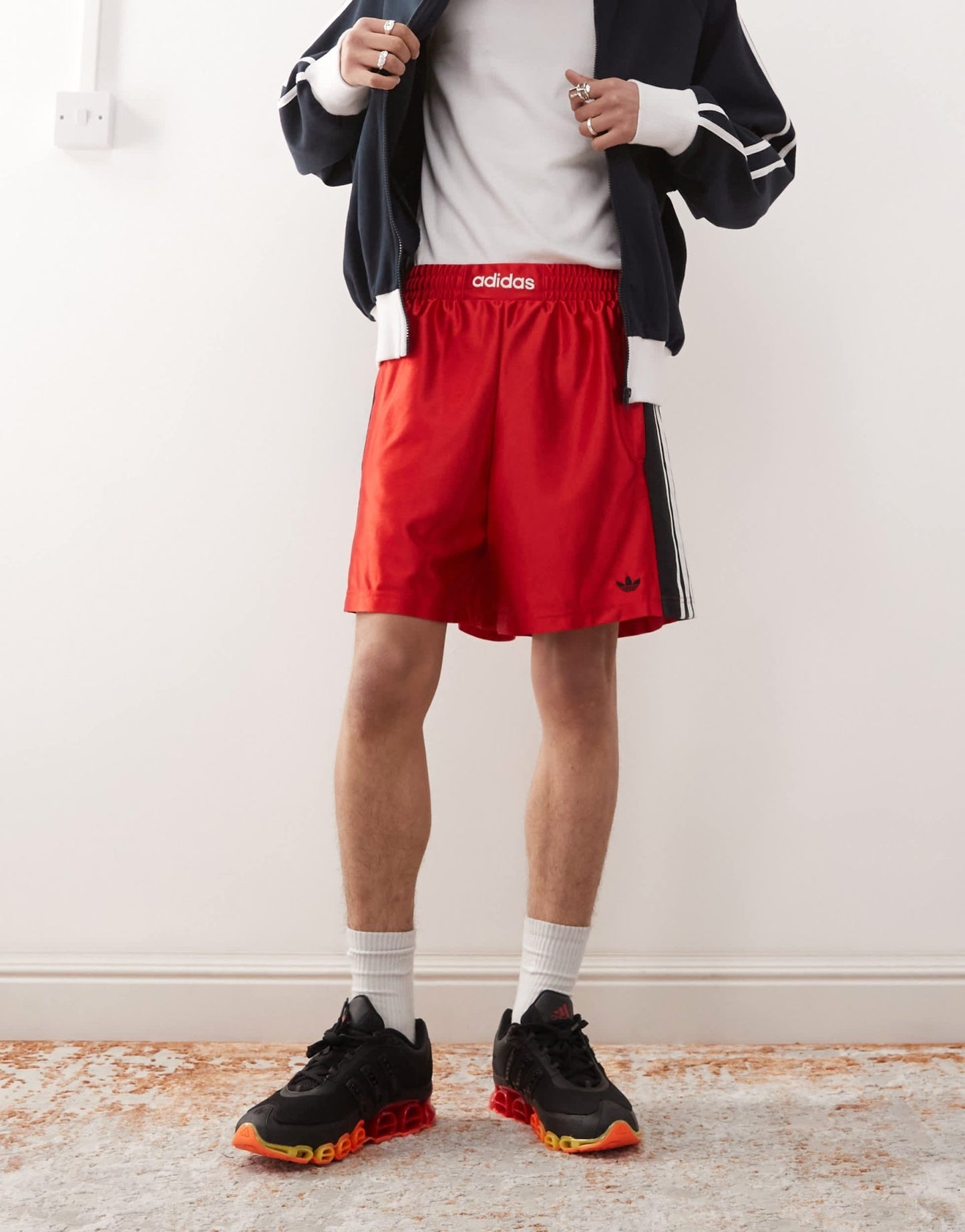 adidas Originals boxing shorts in red - ASOS Sample Sale
