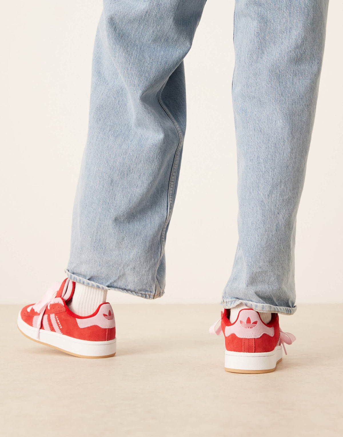 adidas Originals Campus 00's double trainers in red and pink - ASOS Sample Sale