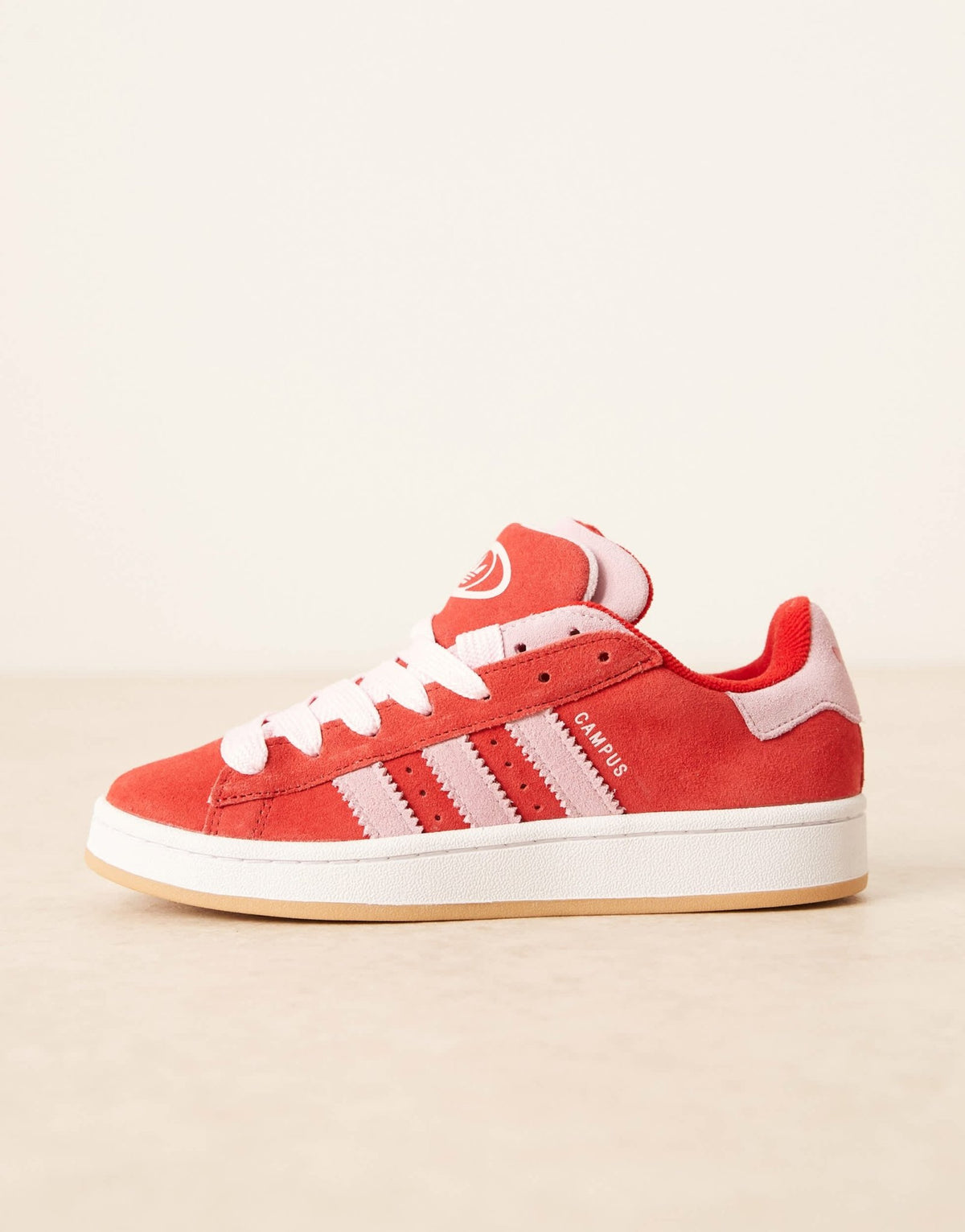 adidas Originals Campus 00's double trainers in red and pink - ASOS Sample Sale