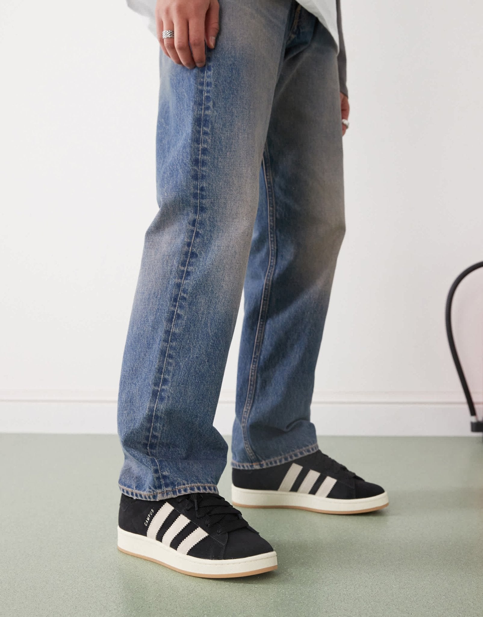 adidas Originals Campus 00s trainers in black and cream - ASOS Sample Sale