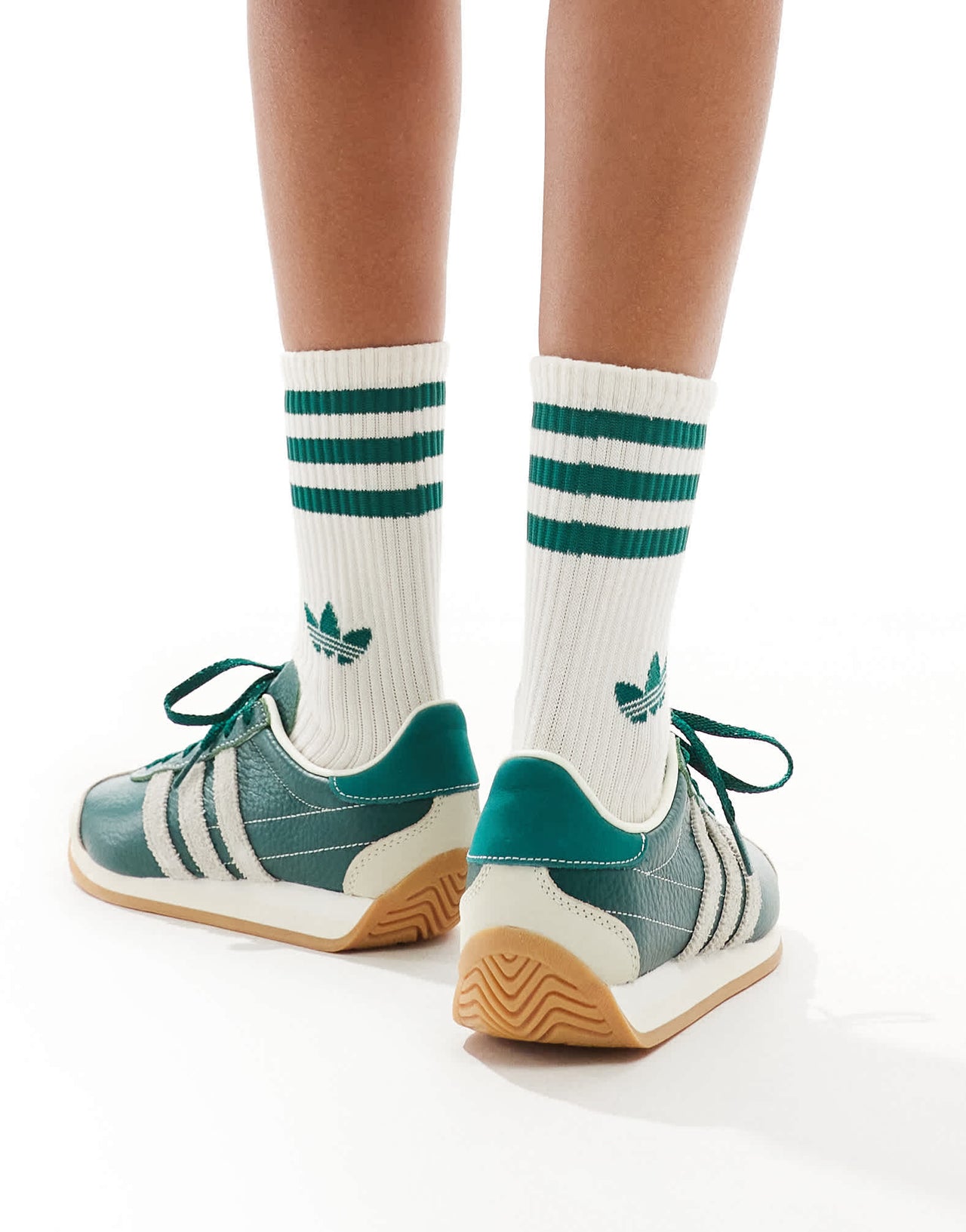 adidas Originals Country OG trainers in green and white - ASOS Sample Sale