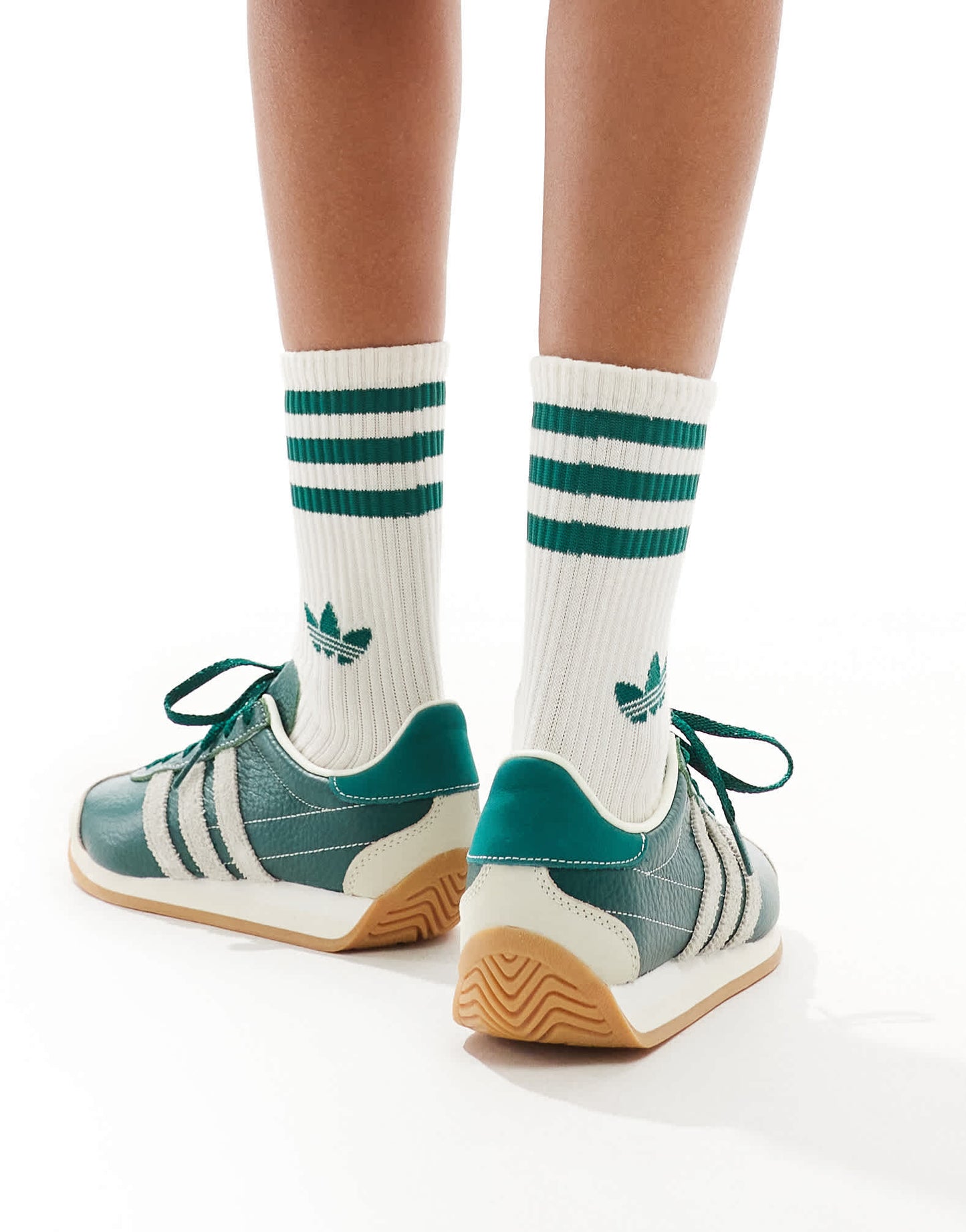 adidas Originals Country OG trainers in green and white - ASOS Sample Sale