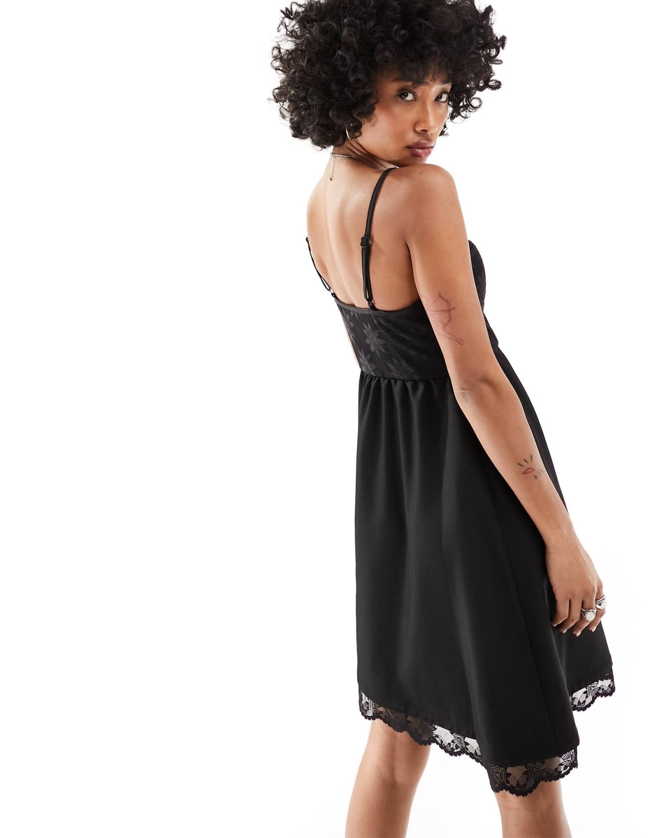 adidas Originals Dark Varsity lace mini dress in black - ASOS Sample Sale
