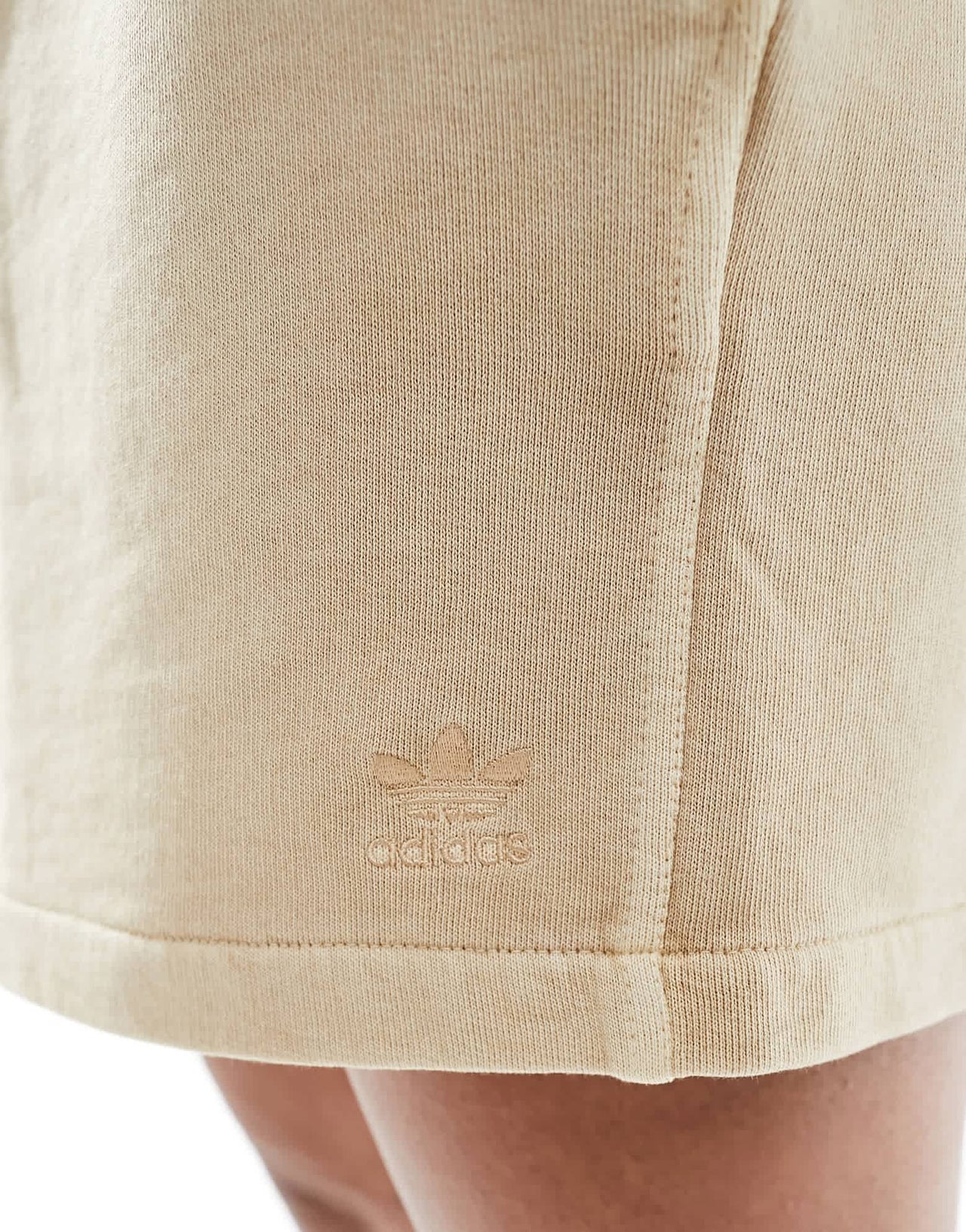 adidas Originals essentials jersey shorts in washed brown - ASOS Sample Sale