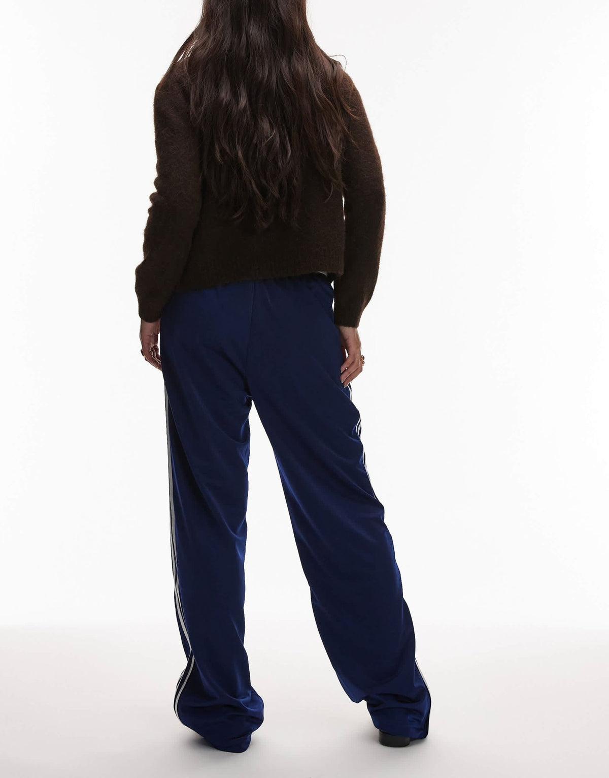 adidas Originals Firebird Loose track pants in navy - ASOS Sample Sale