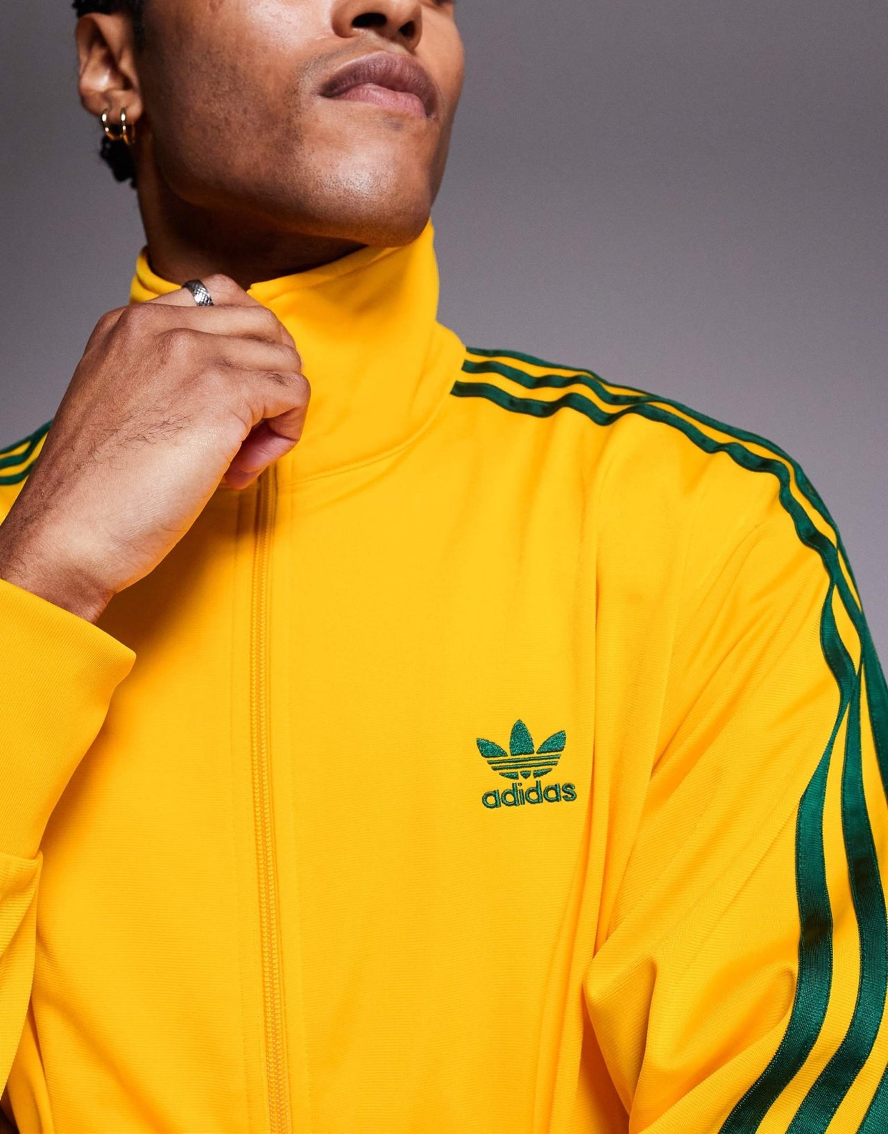 adidas Originals Firebird track top in yellow - ASOS Sample Sale
