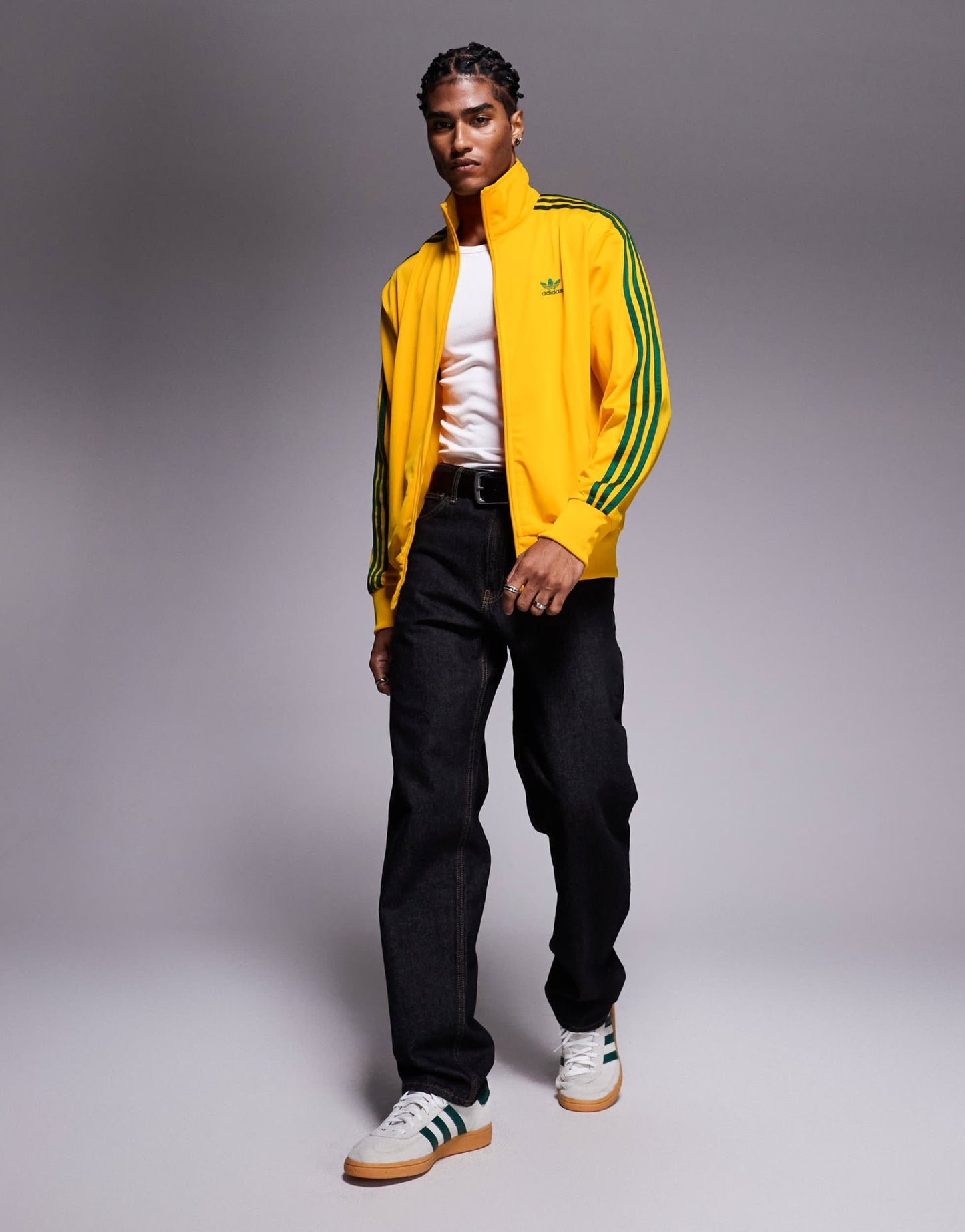 adidas Originals Firebird track top in yellow - ASOS Sample Sale