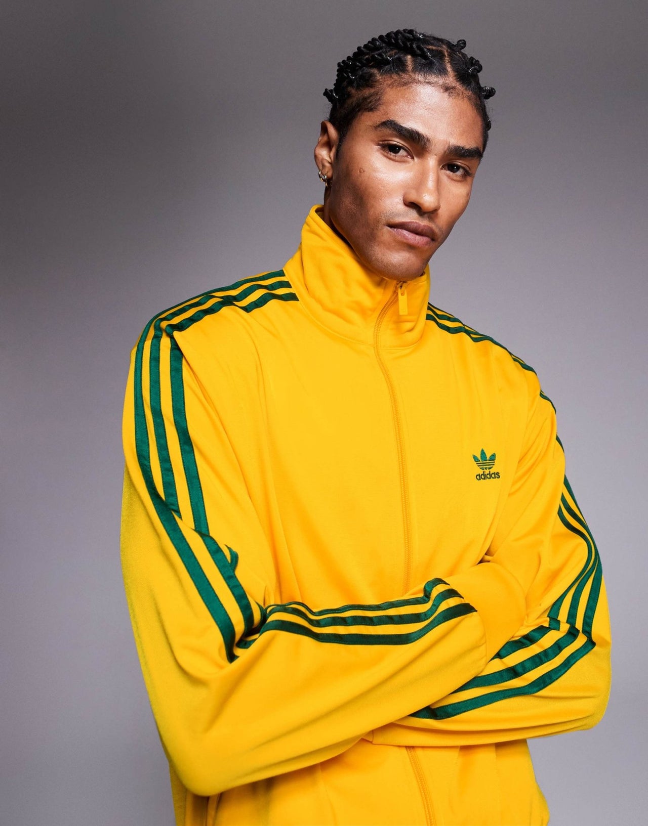 adidas Originals Firebird track top in yellow - ASOS Sample Sale