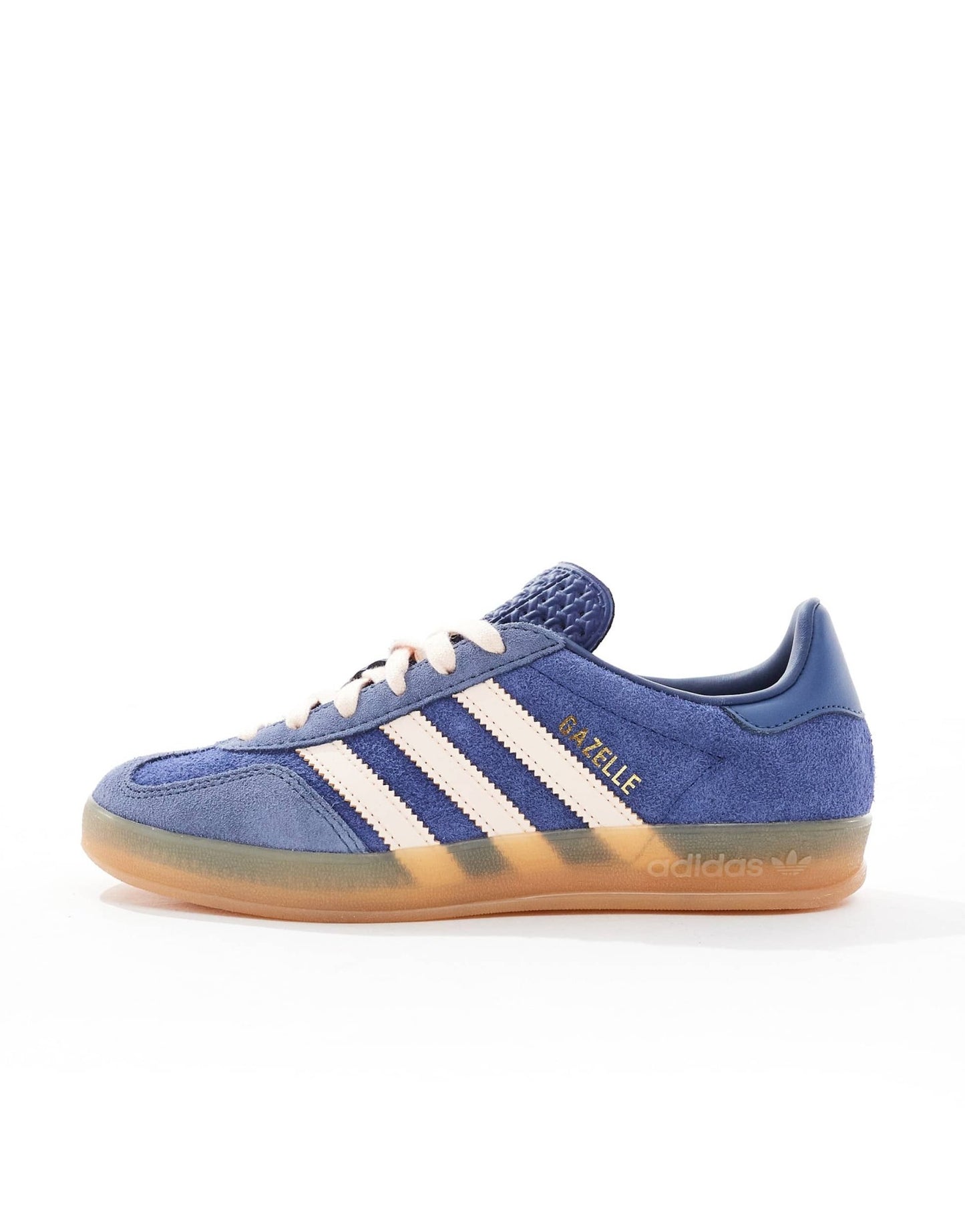 adidas Originals Gazelle Indoor trainers in navy and pink with gum sole - ASOS Sample Sale