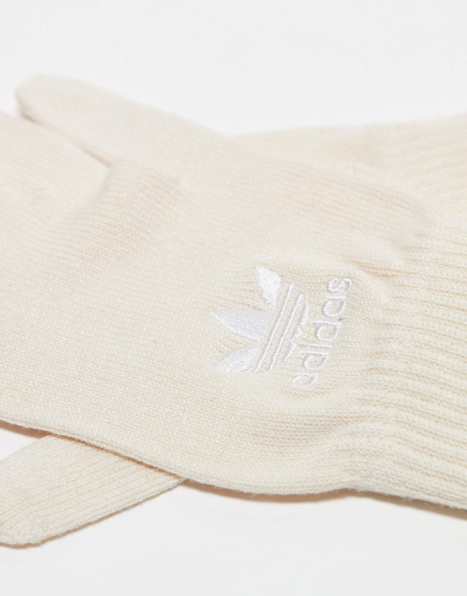 adidas Originals gloves in wonder white - ASOS Sample Sale