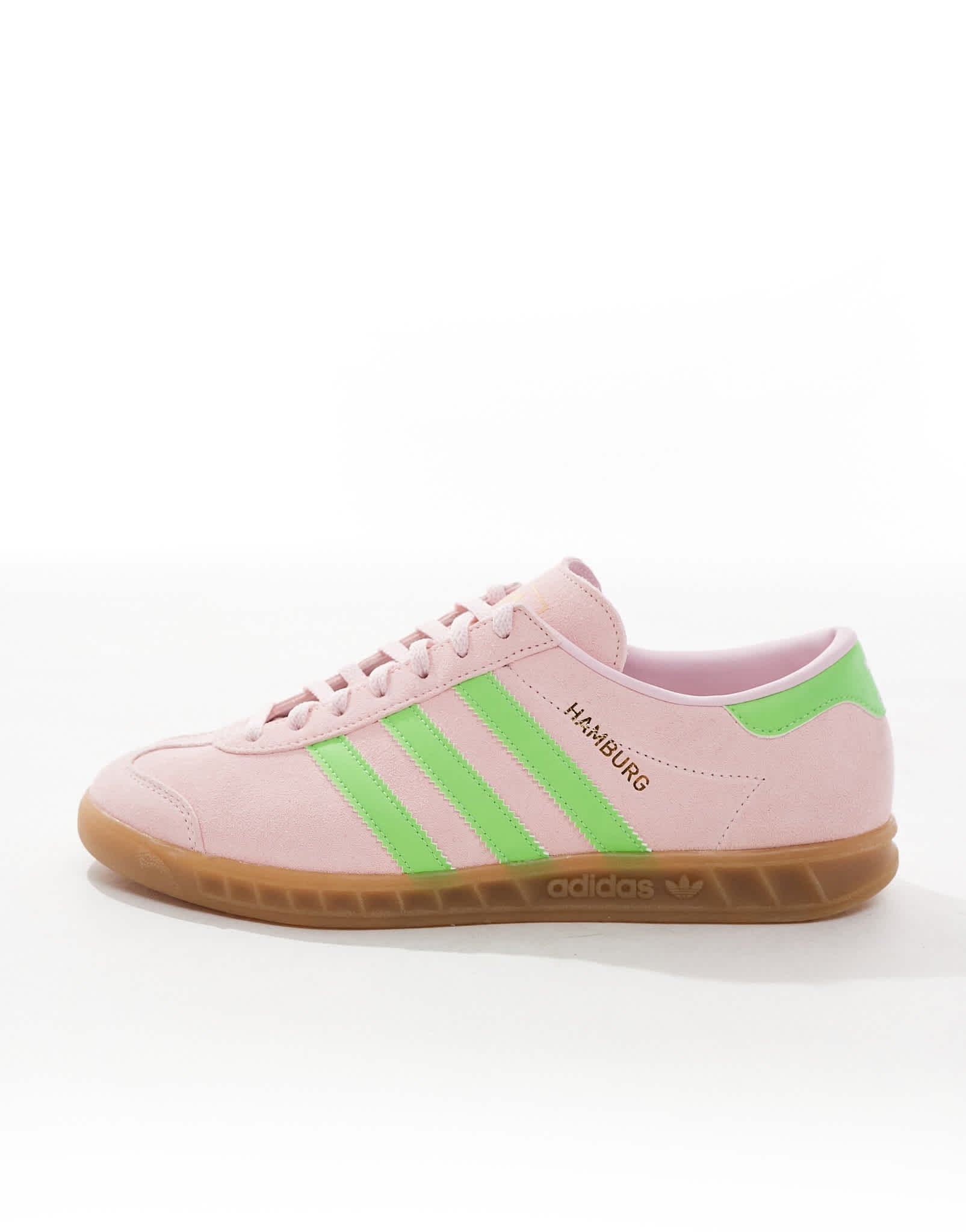 adidas Originals Hamburg trainers in pink and green - ASOS Sample Sale