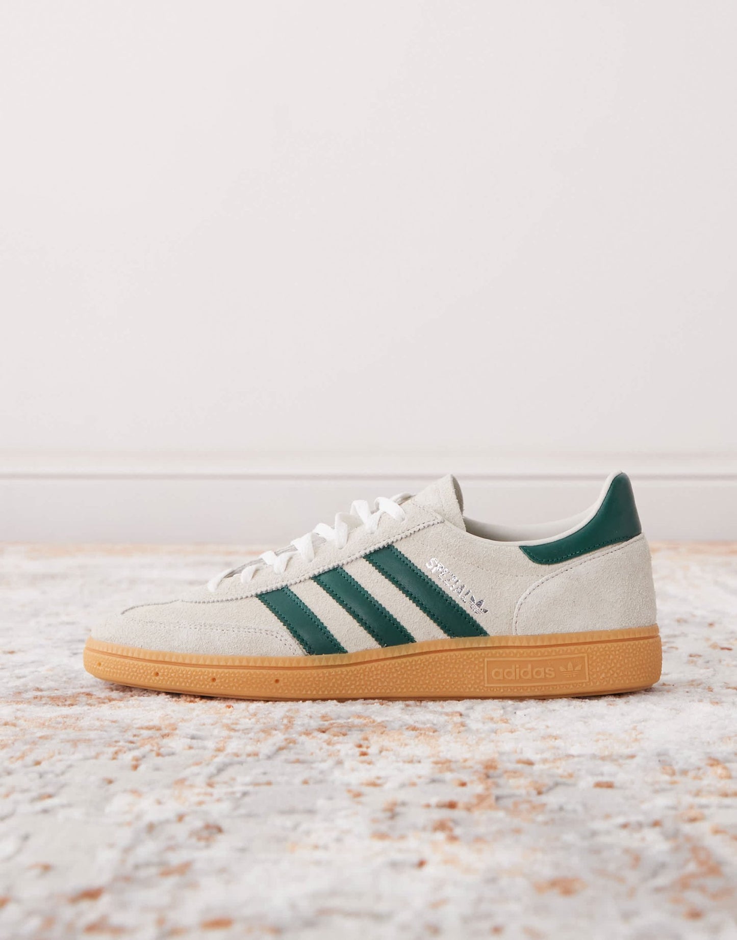 adidas Originals Handball Spezial trainers in cream and green - ASOS Sample Sale