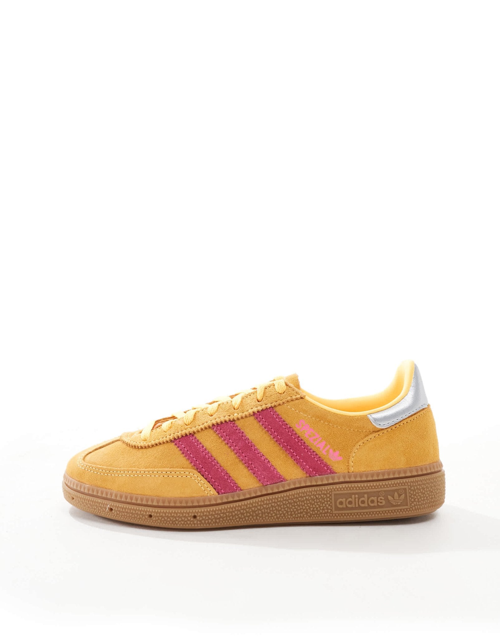 adidas Originals Handball Spezial trainers in yellow and pink with gum sole - ASOS Sample Sale