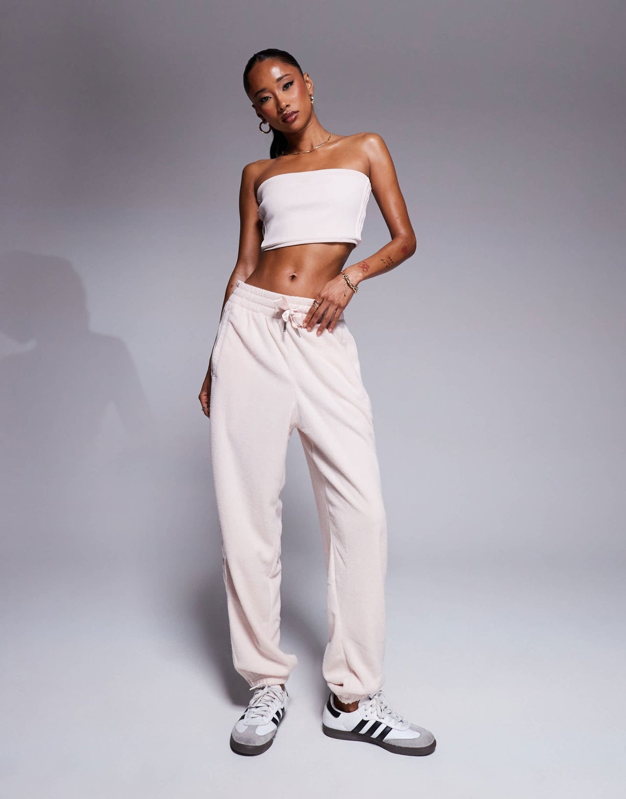 adidas Originals Hyper Femme bandeau top in pink - ASOS Sample Sale