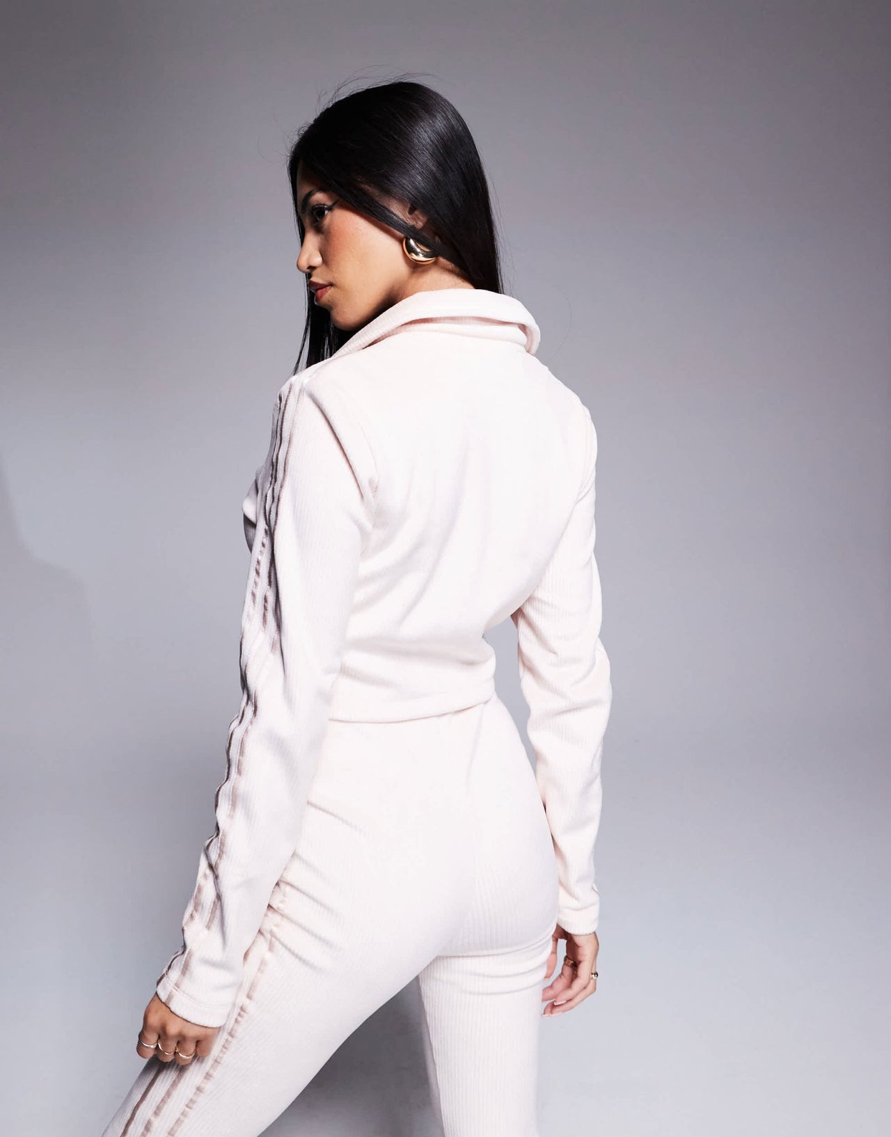 adidas Originals Hyper Femme cropped jacket in pink - ASOS Sample Sale