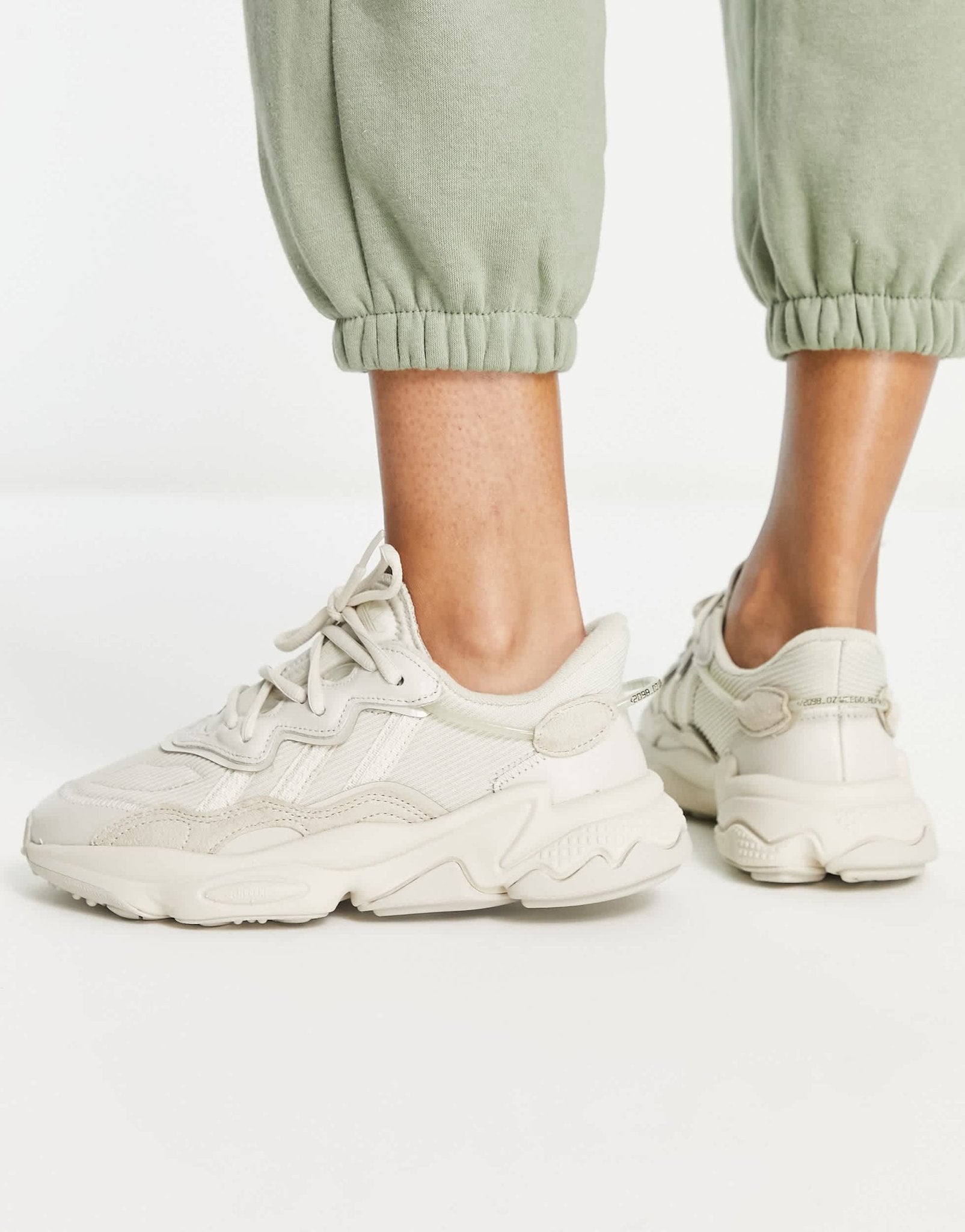 adidas Originals Ozweego trainers in beige - ASOS Sample Sale