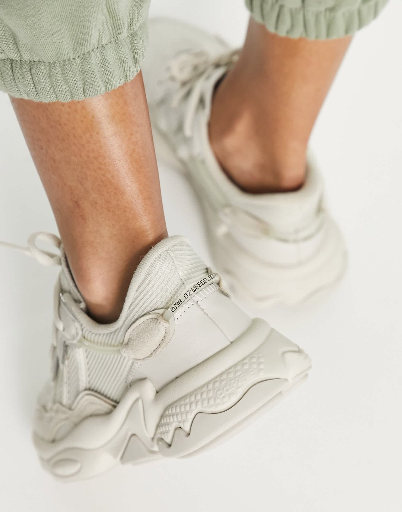 adidas Originals Ozweego trainers in beige - ASOS Sample Sale