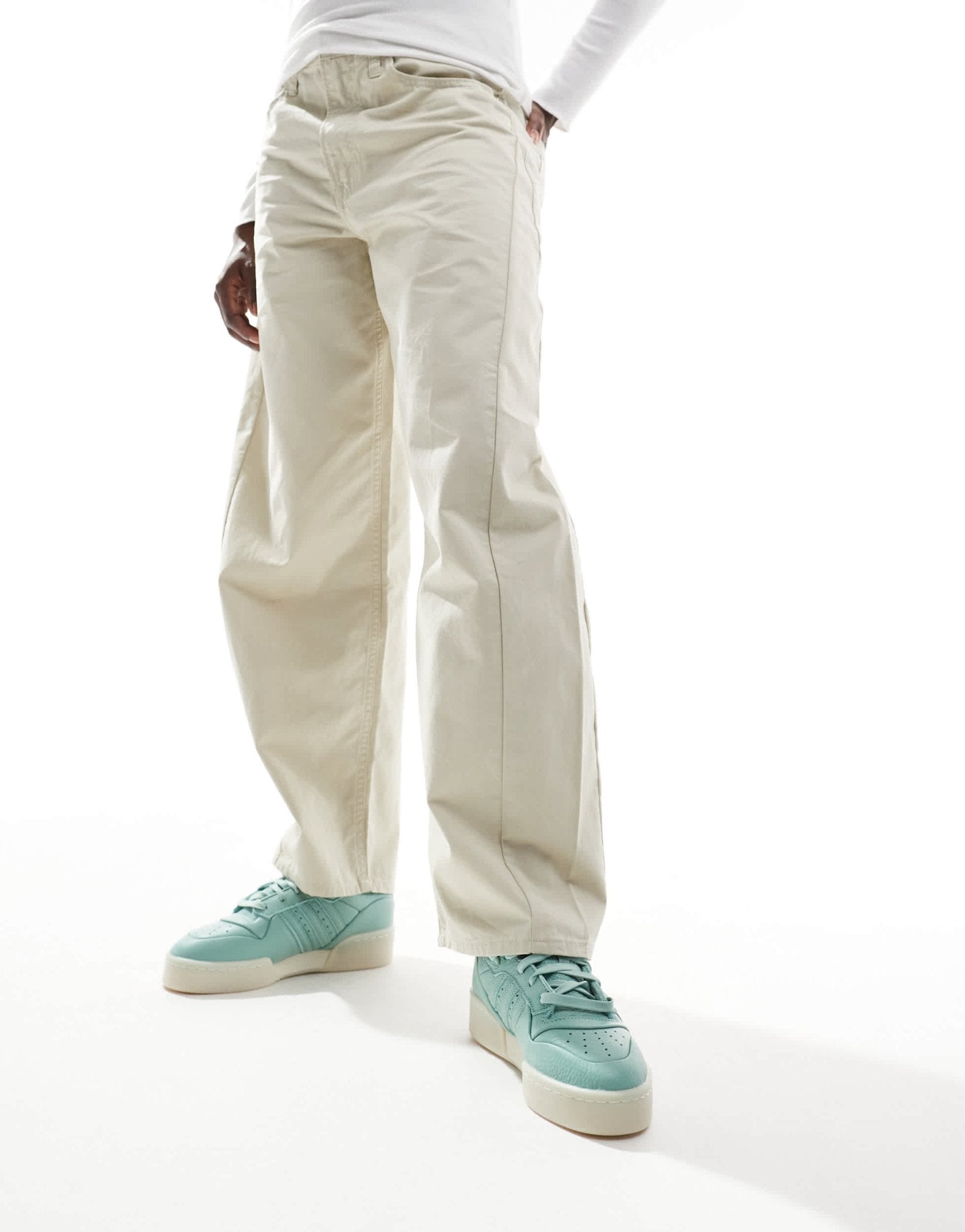 adidas Originals Rivalry Lux Low trainers in green - ASOS Sample Sale