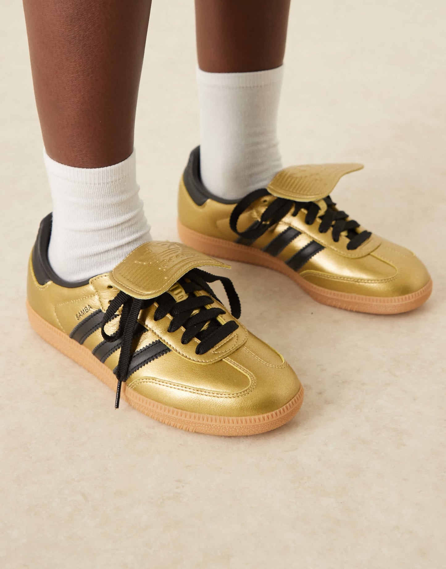adidas Originals Samba LT trainers in metallic gold and black - ASOS Sample Sale