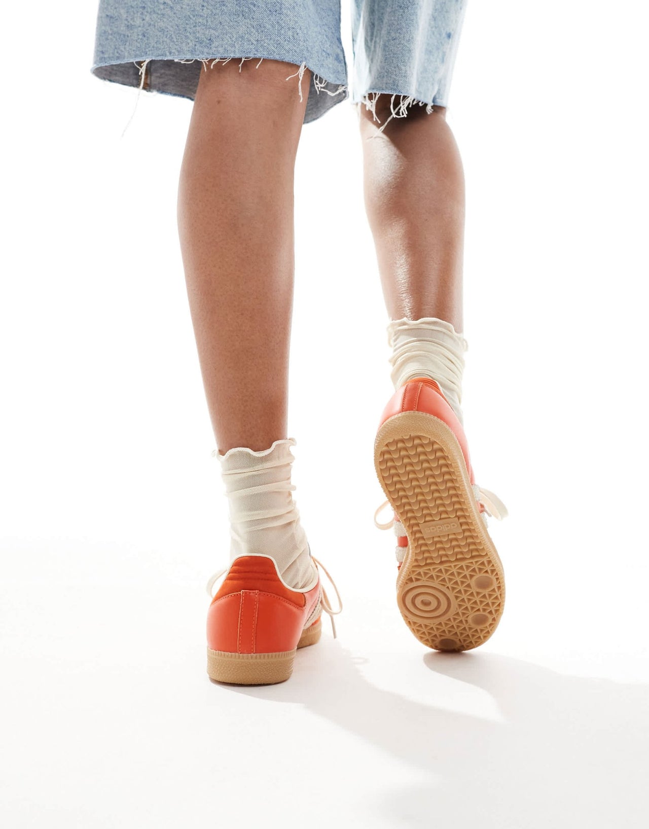adidas Originals Samba OG trainers in orange and white - ASOS Sample Sale