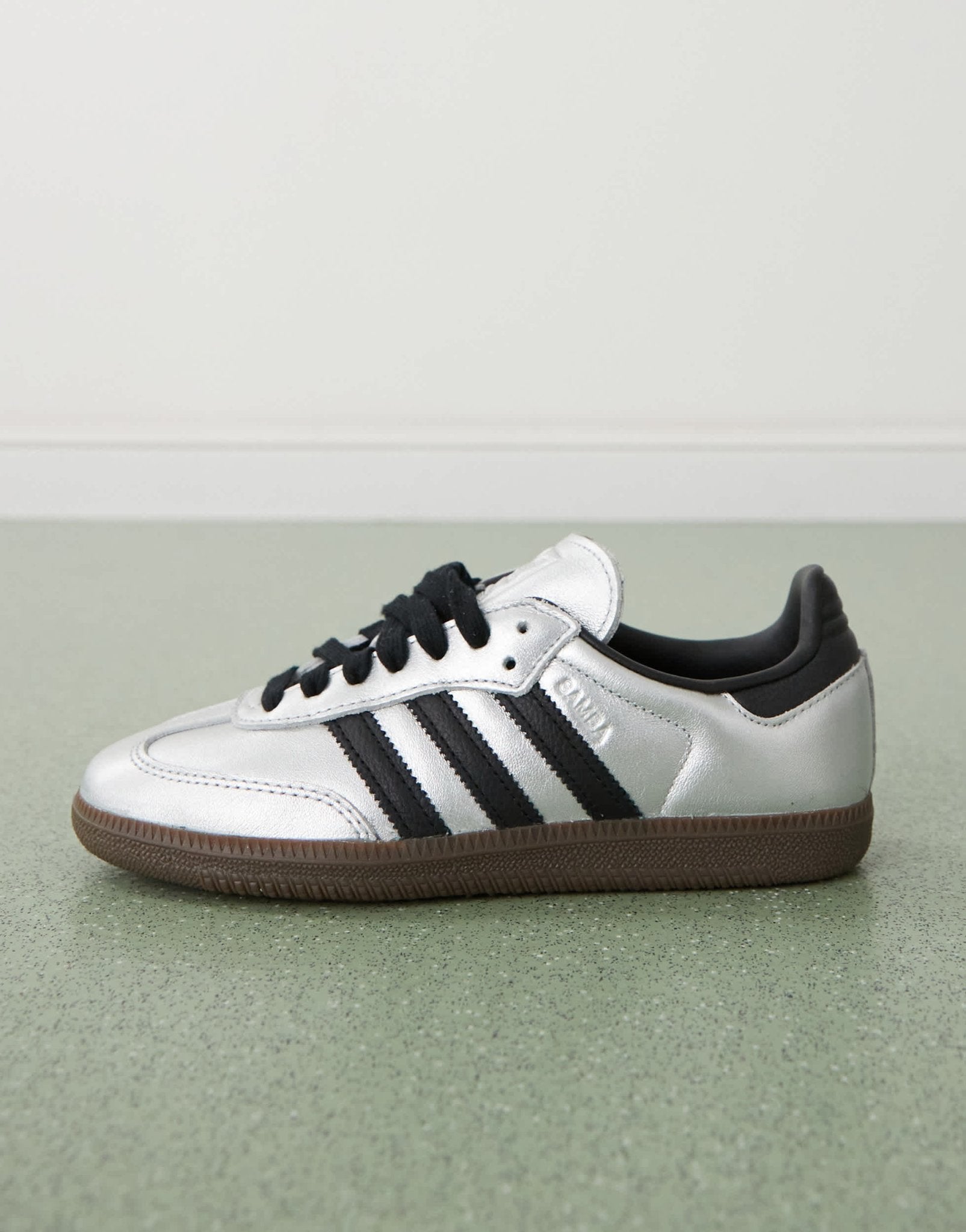 adidas Originals Samba trainers in metallic silver and black - ASOS Sample Sale