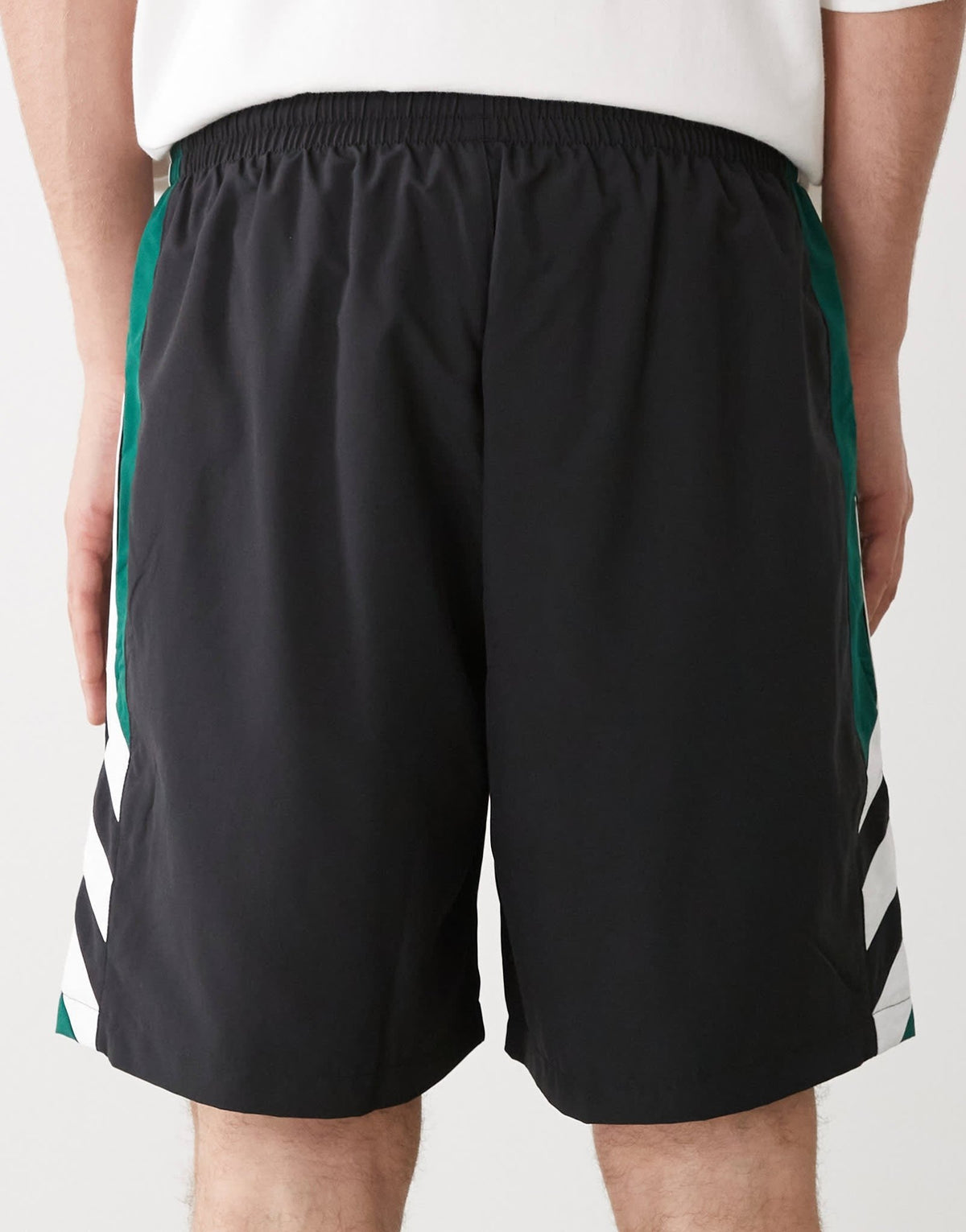 adidas Originals shorts in black and green - ASOS Sample Sale